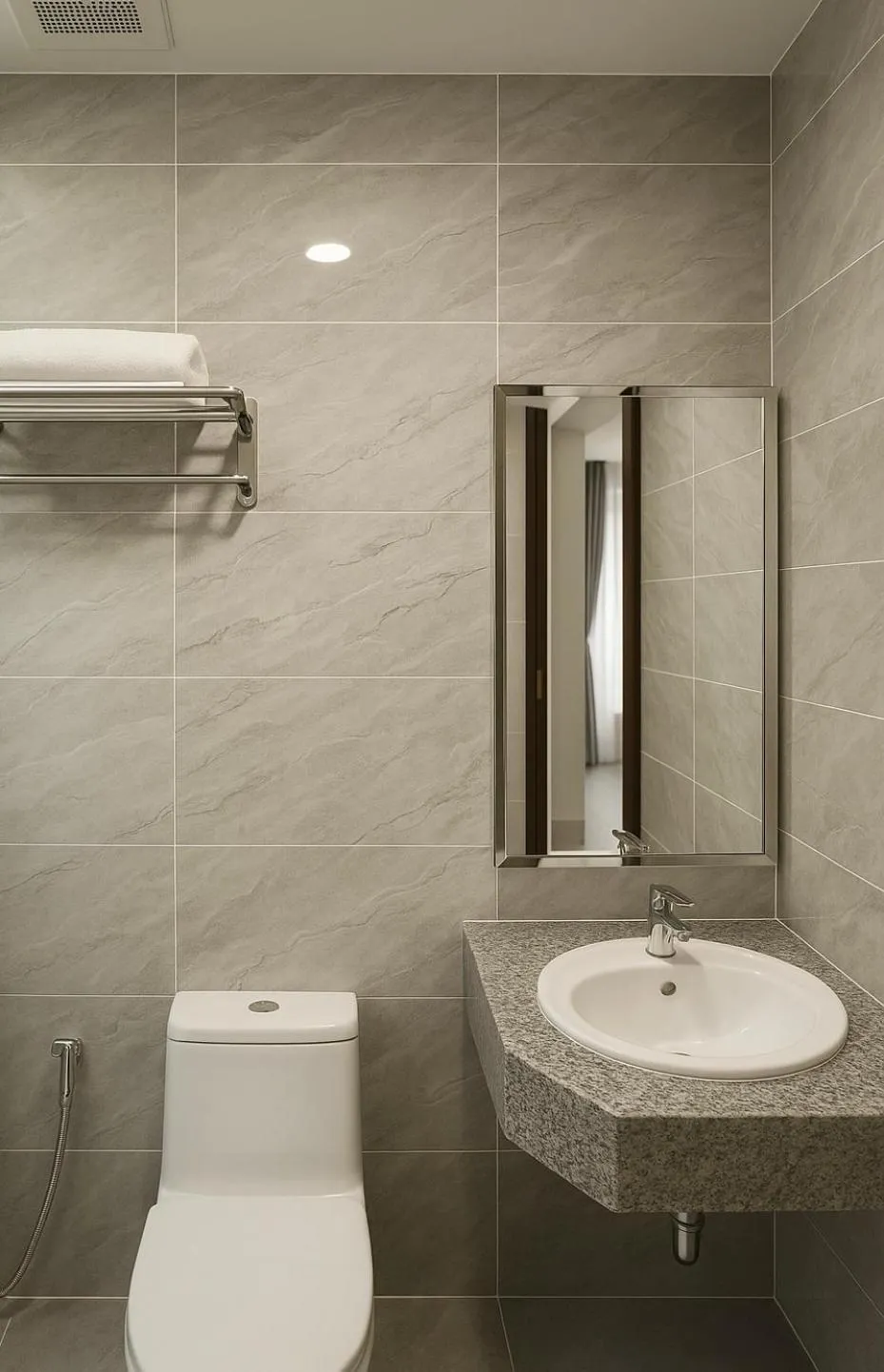 Bathroom in Try Residence, The Elysée Koh Pich