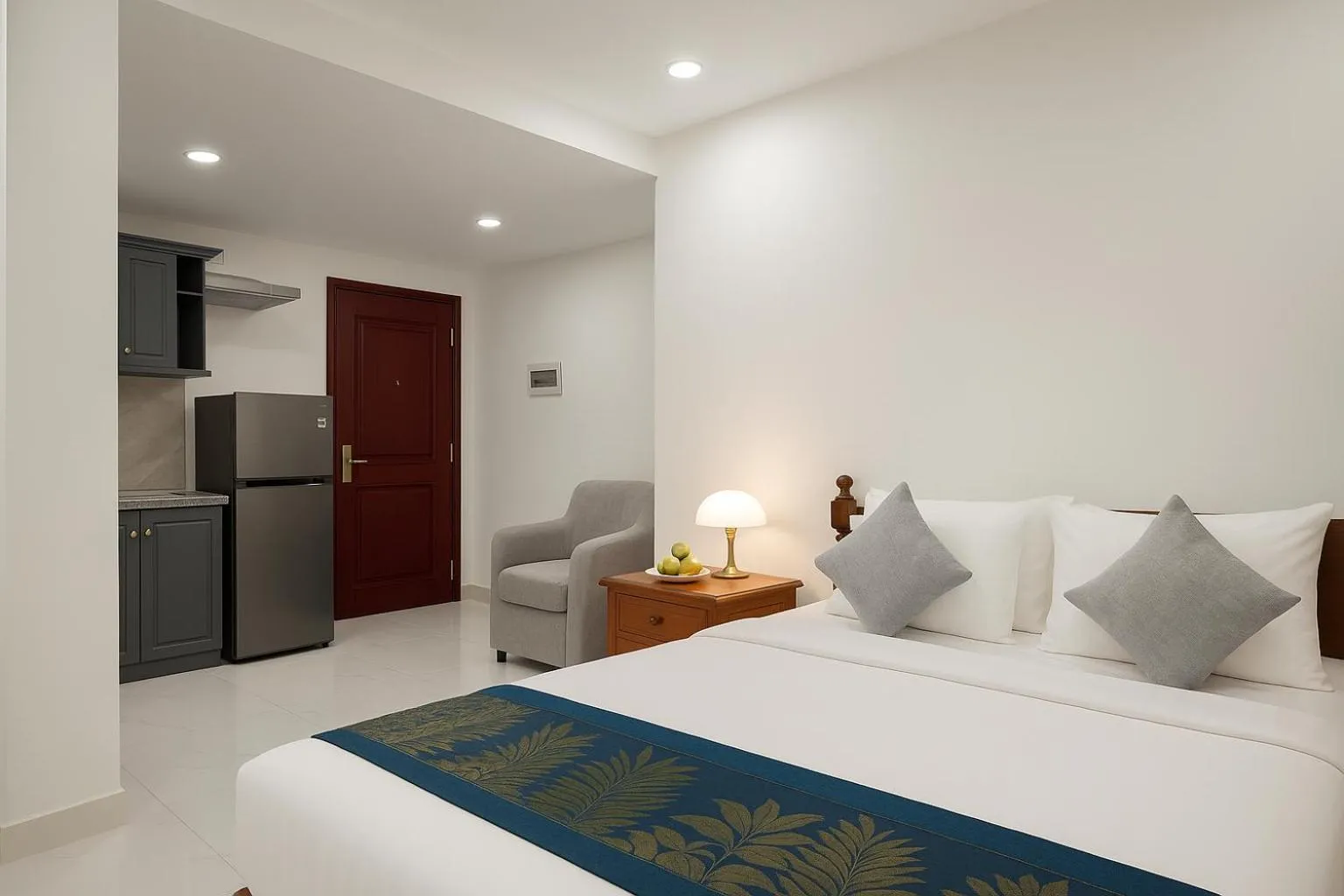 Bed in Try Residence, The Elysée Koh Pich