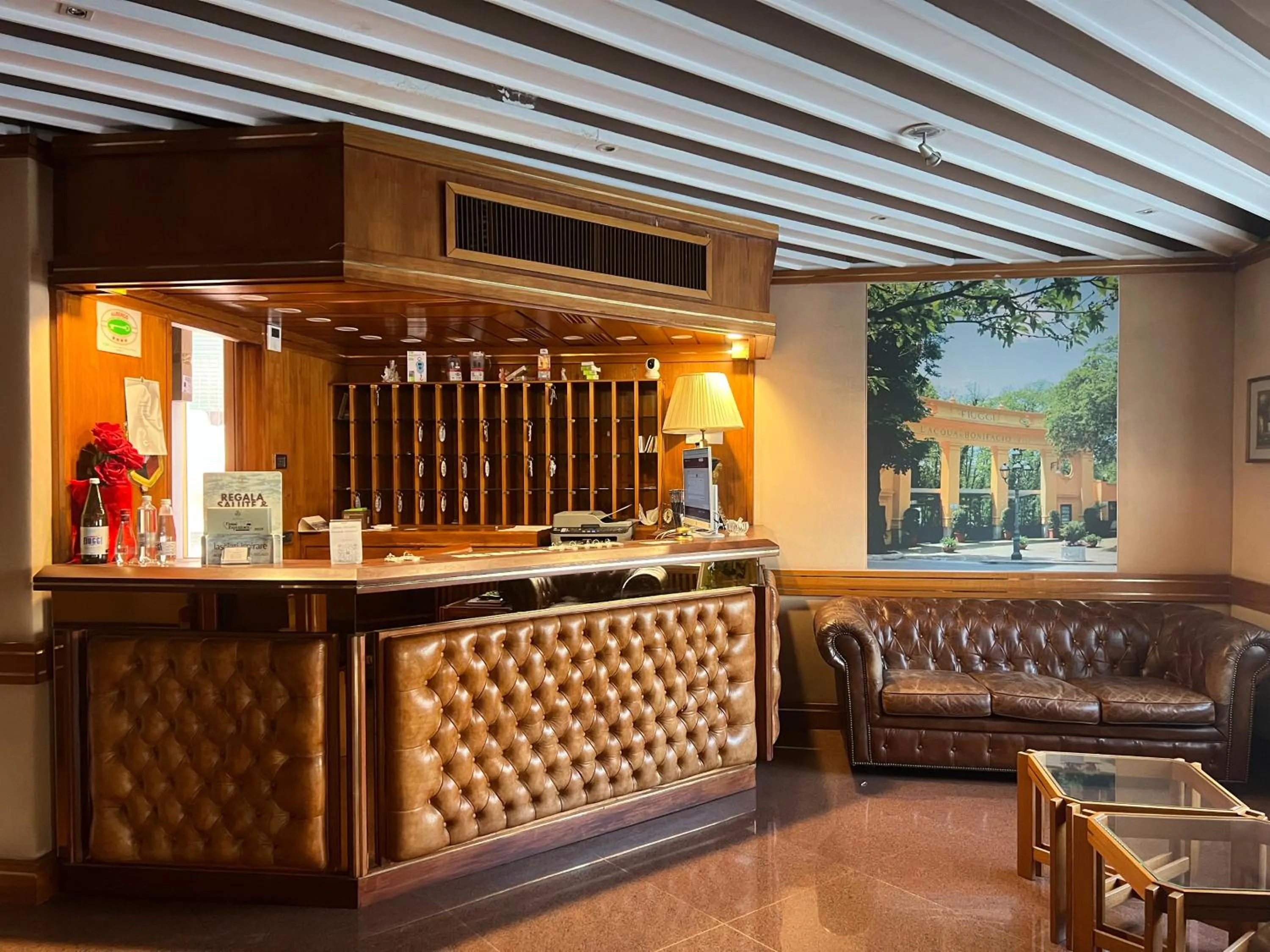 Lobby or reception in Hotel Erika