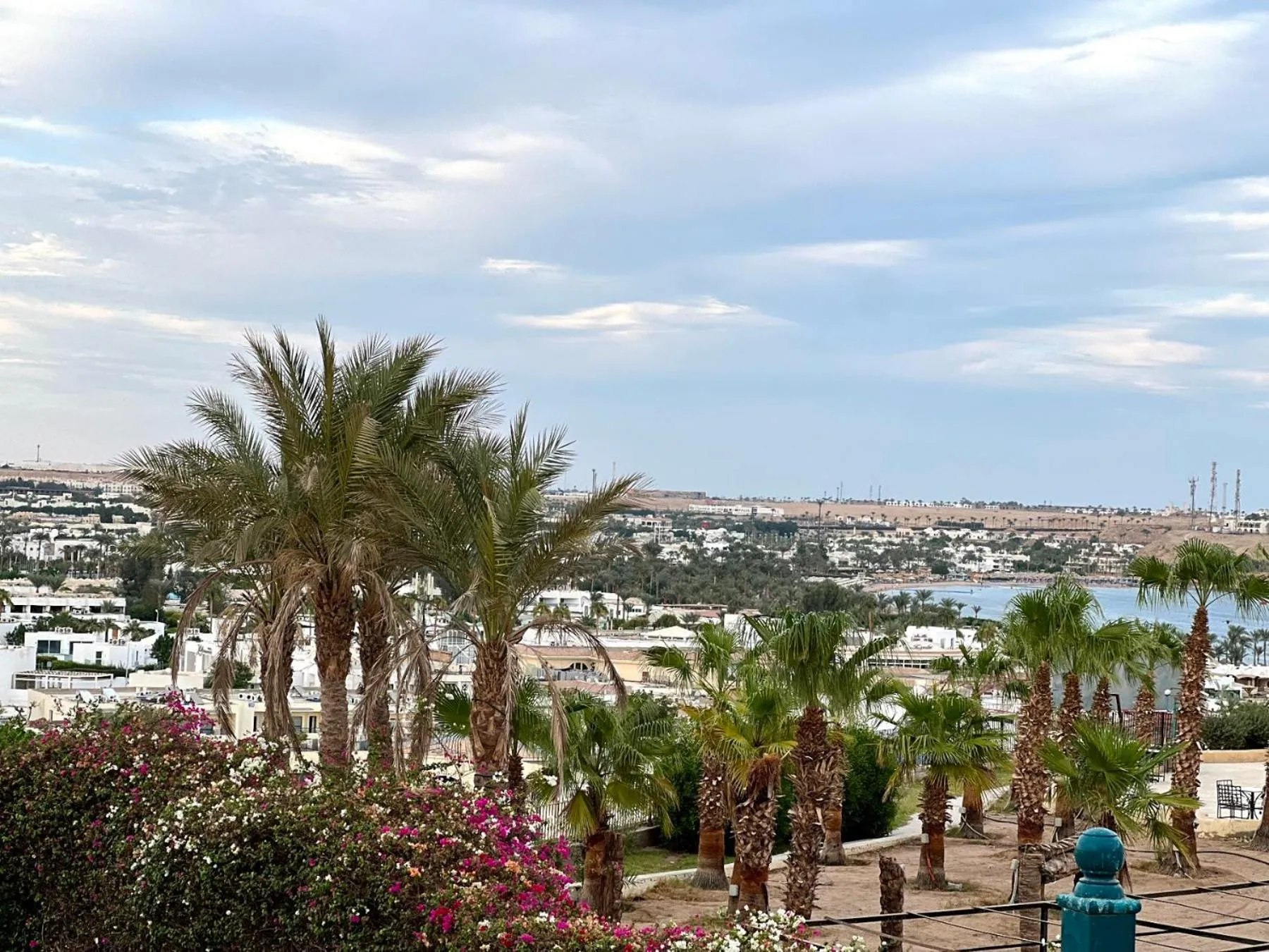 City view in Sharm Cliff Hotel