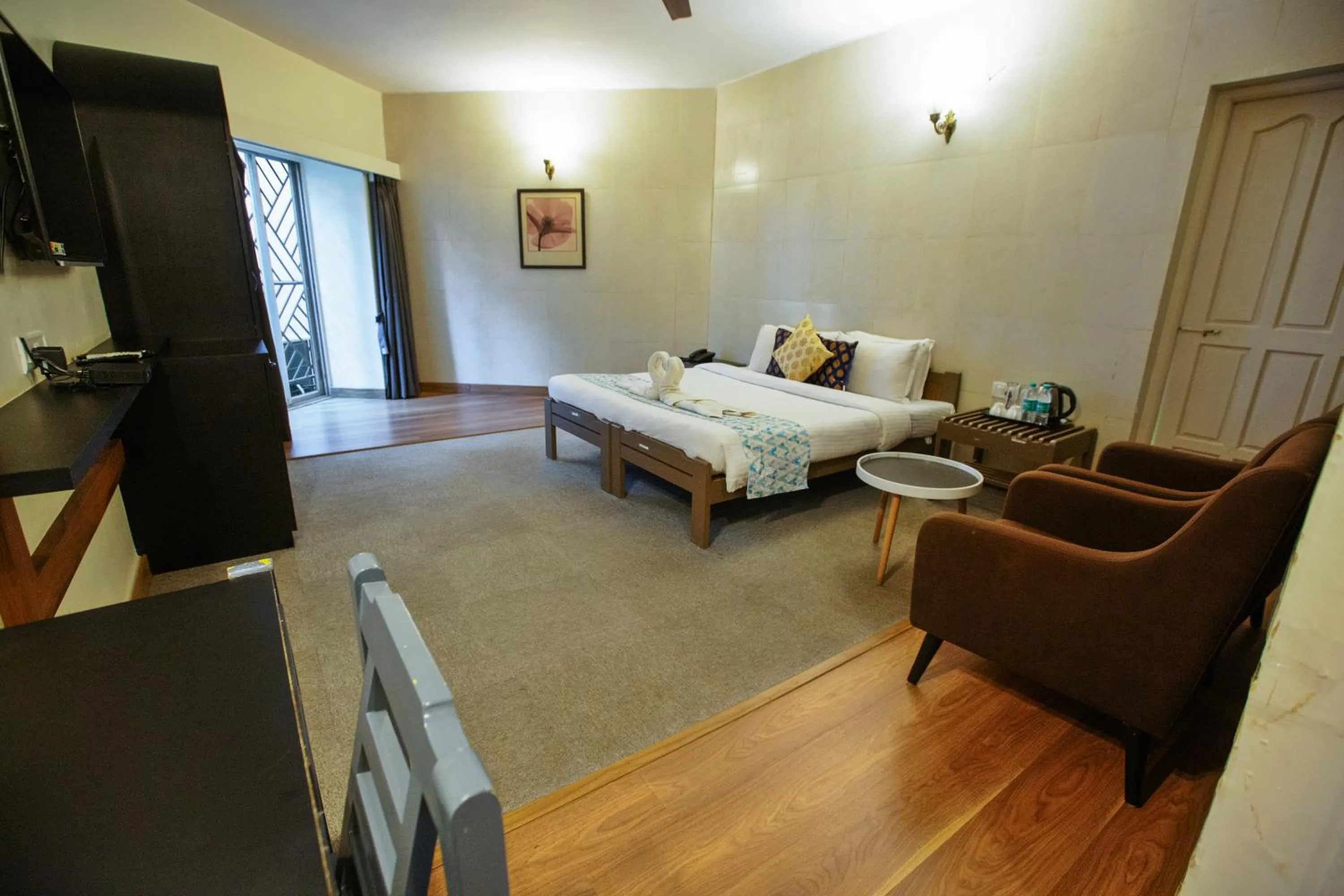 Bed in Hotel Bela Goa