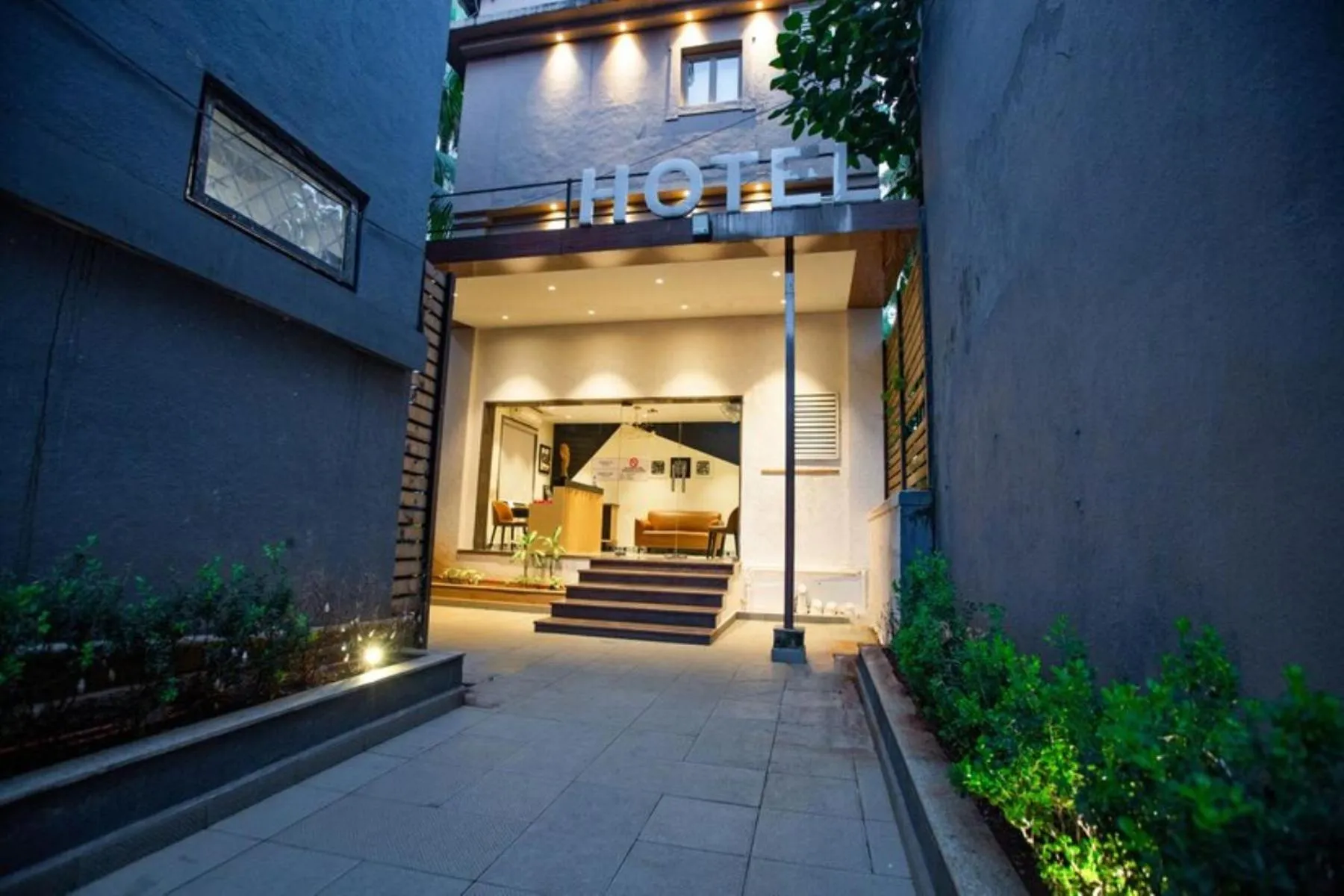 Facade/entrance in Hotel Bela Goa