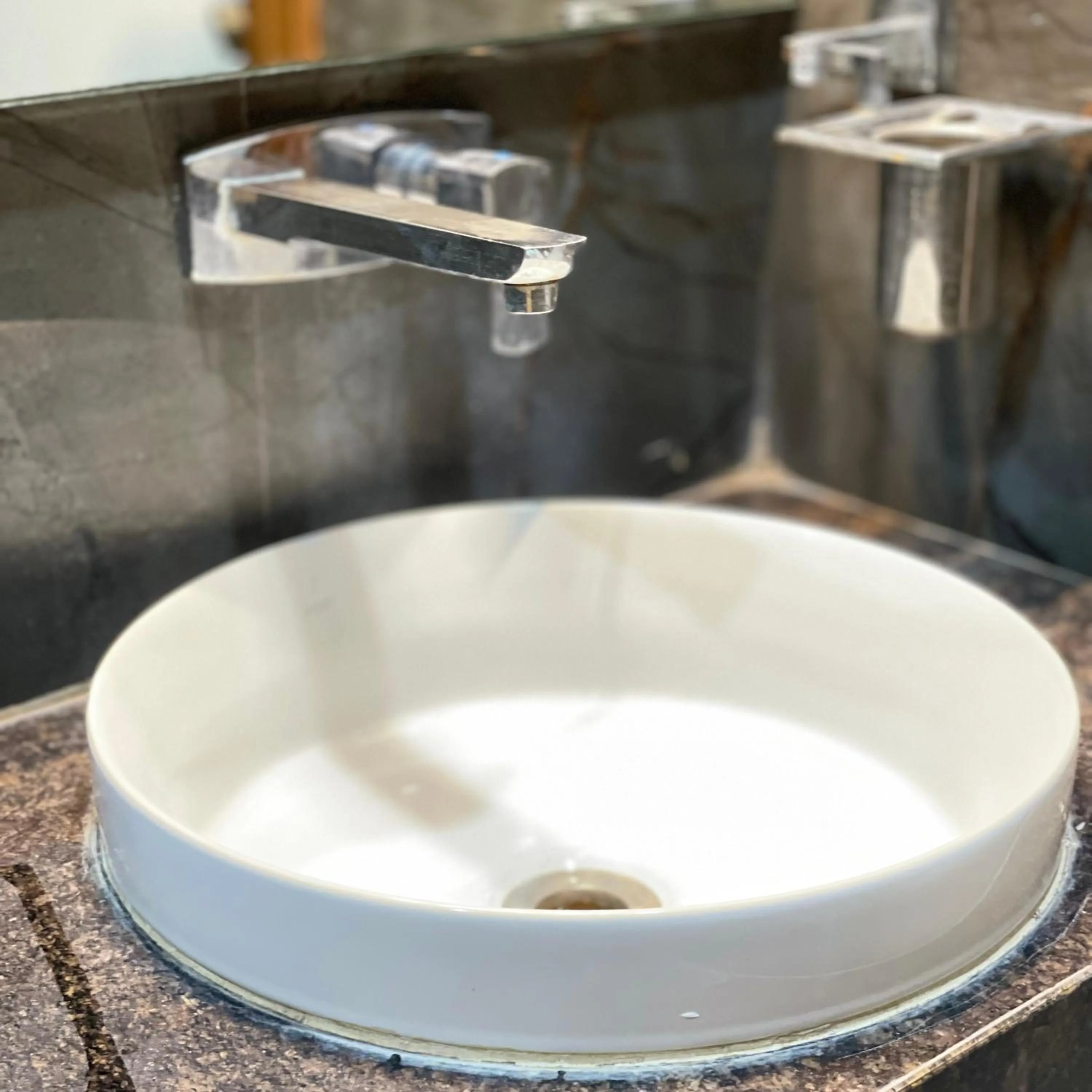 Bathroom in Nisarg’s stays