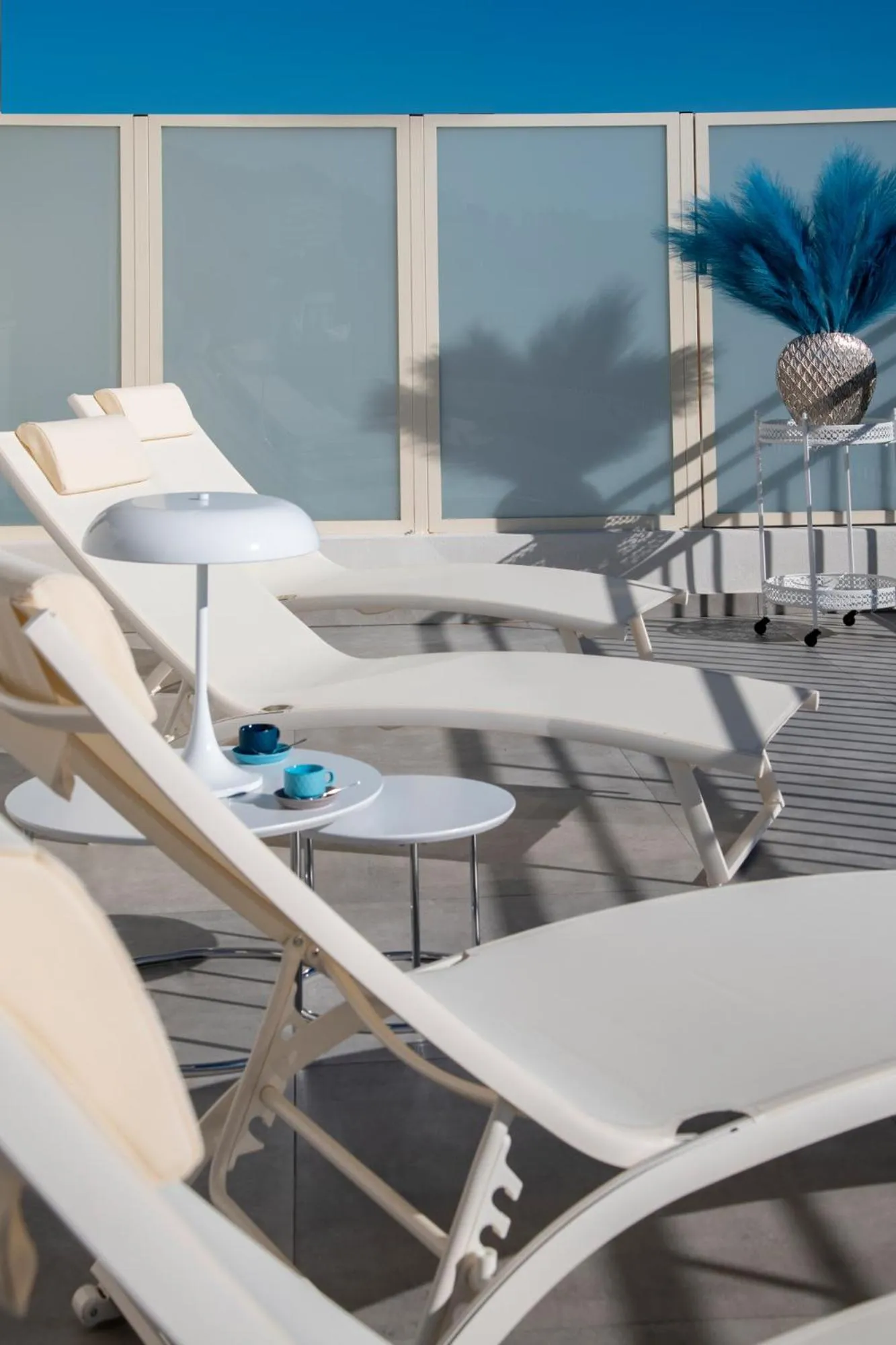 Patio in Résidence Hôtelière Chambord au coeur de Menton - entièrement rénovée