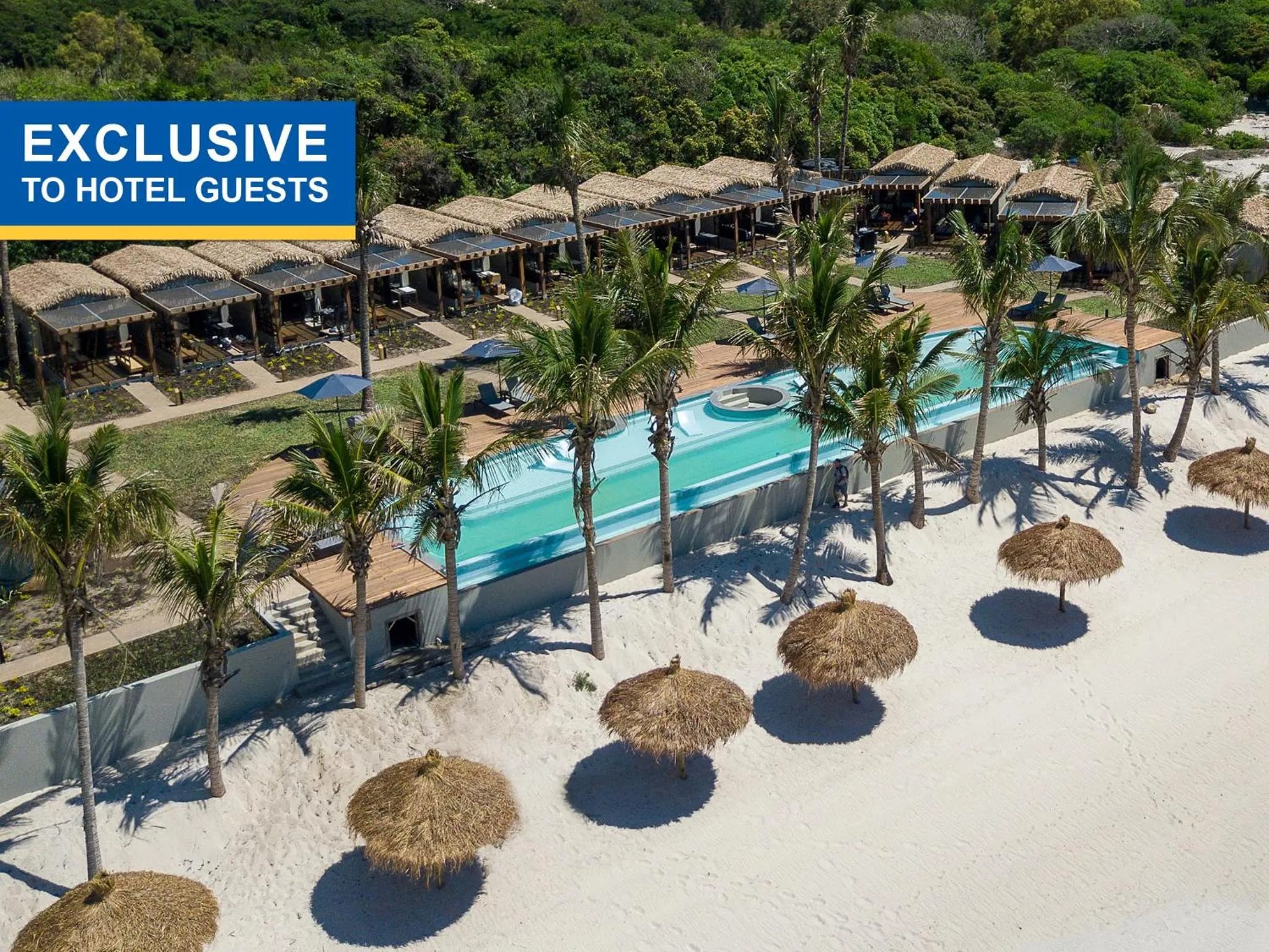 Bird's eye view in San Martinho Beach Club