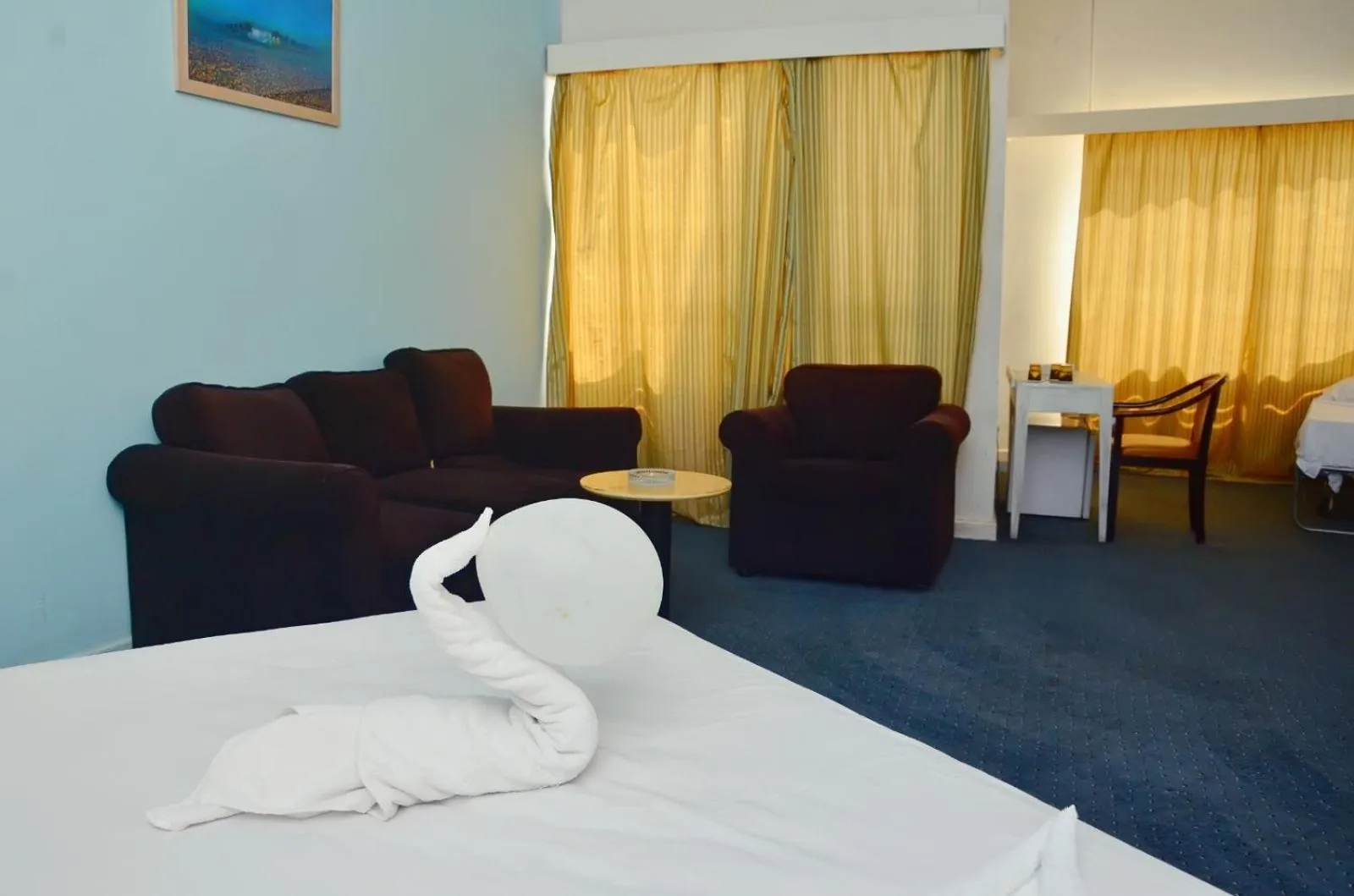 Bed in Aracan Pyramid Hotel