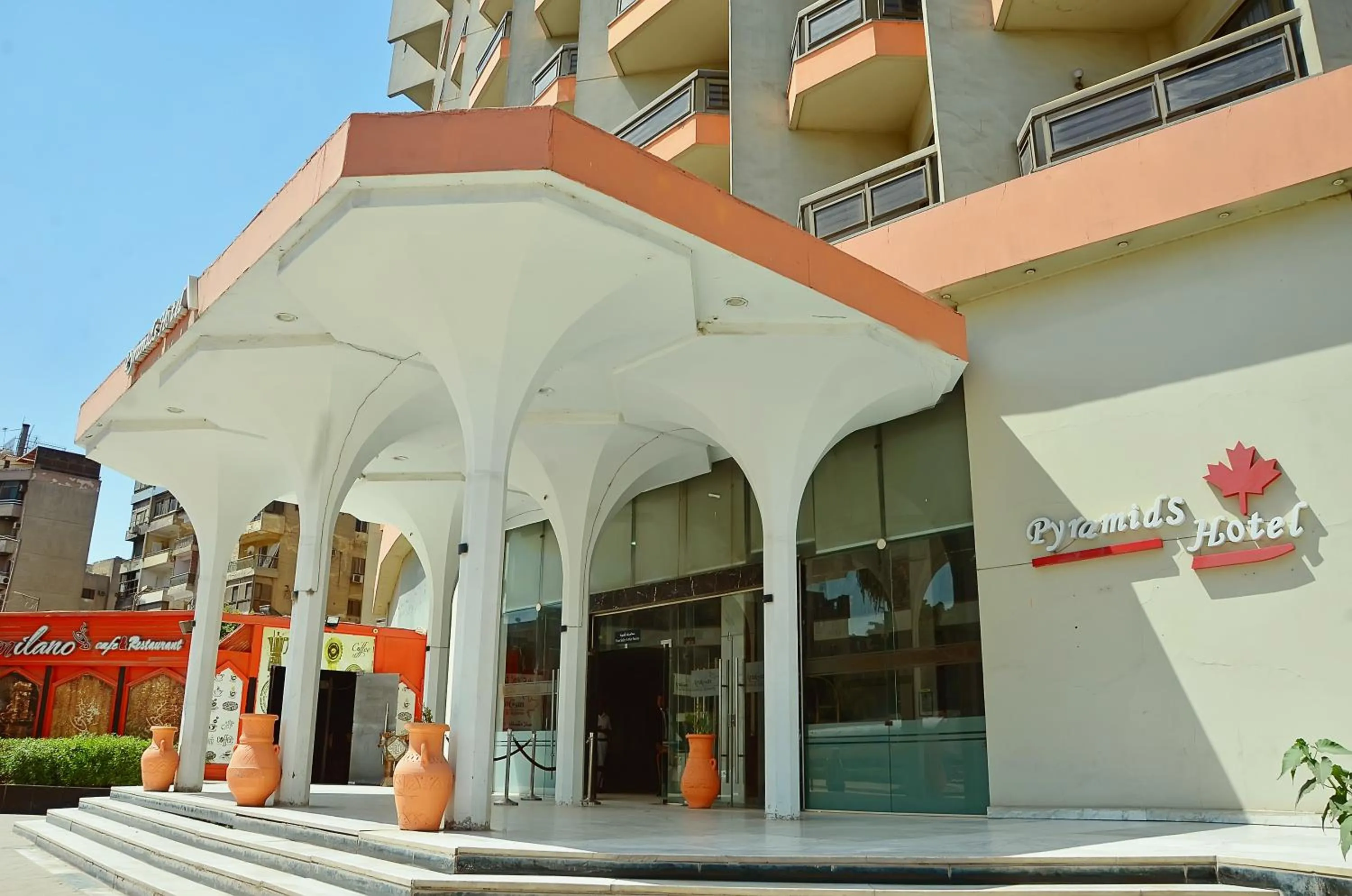 Property building in Aracan Pyramid Hotel