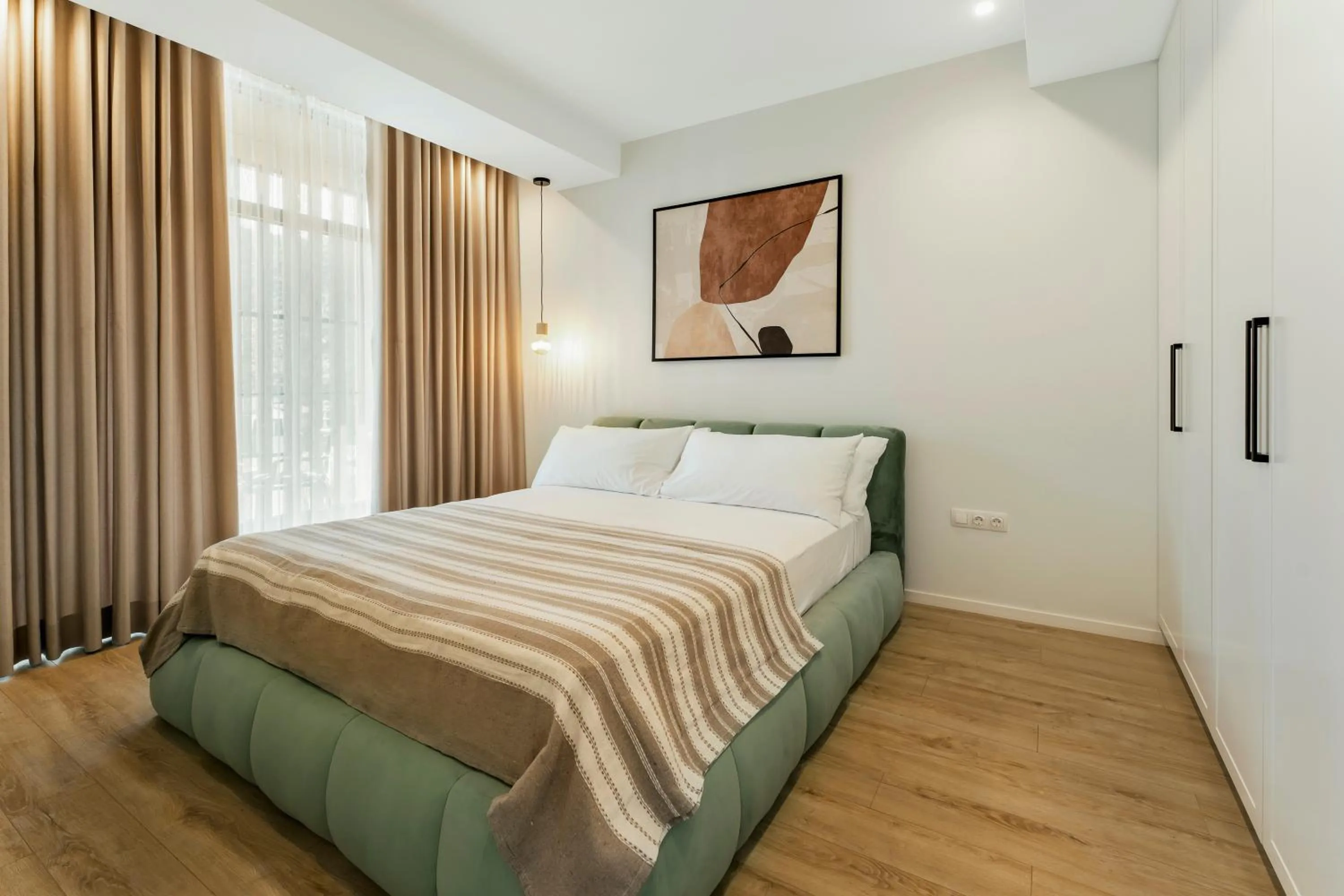 Bed in Solridge Aparthotel