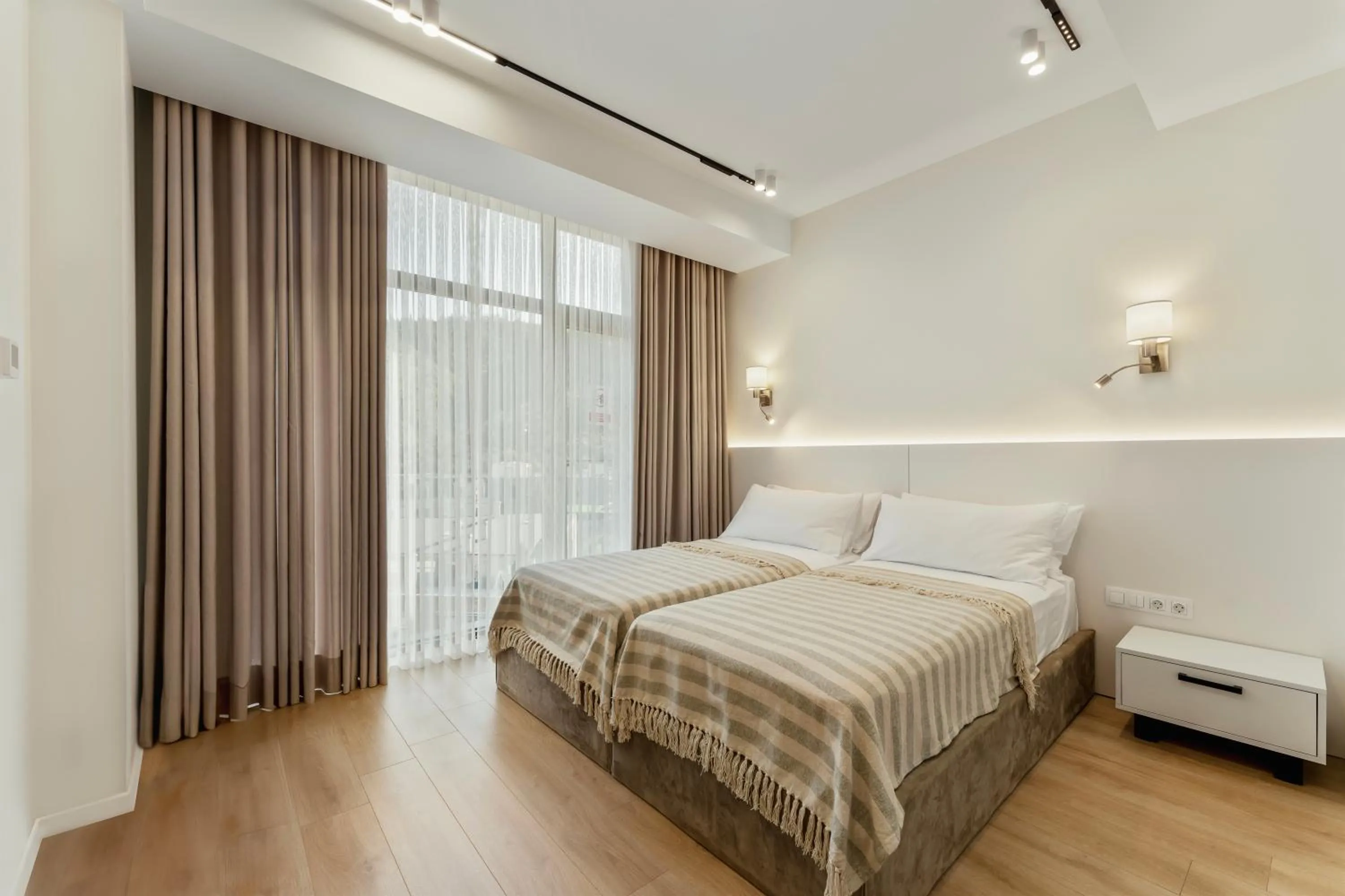 Bed in Solridge Aparthotel