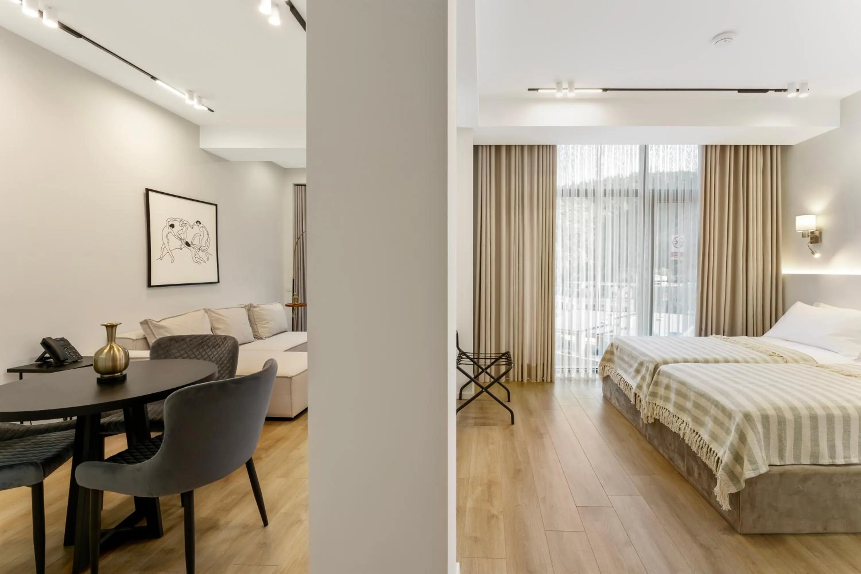 Bed in Solridge Aparthotel