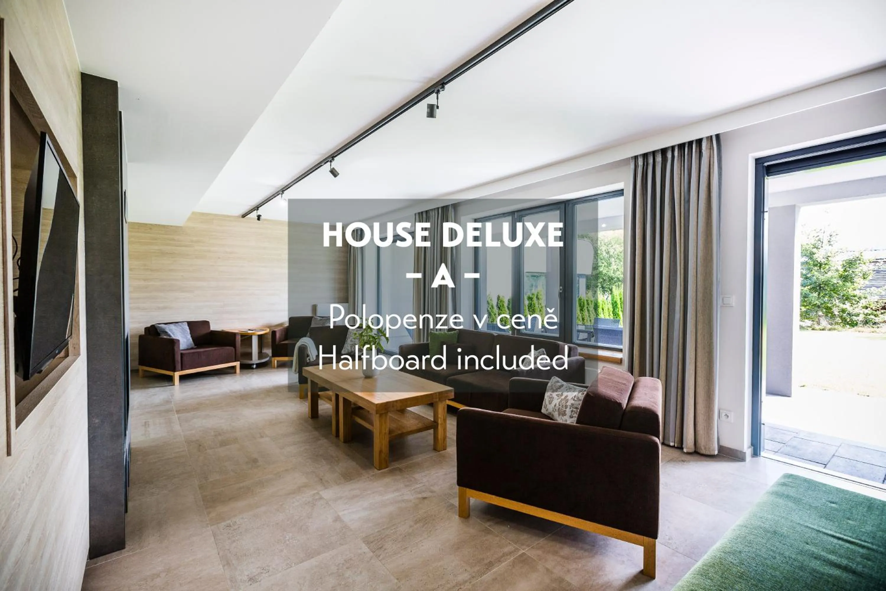 Living room in Amenity Hotel & Resort Lipno