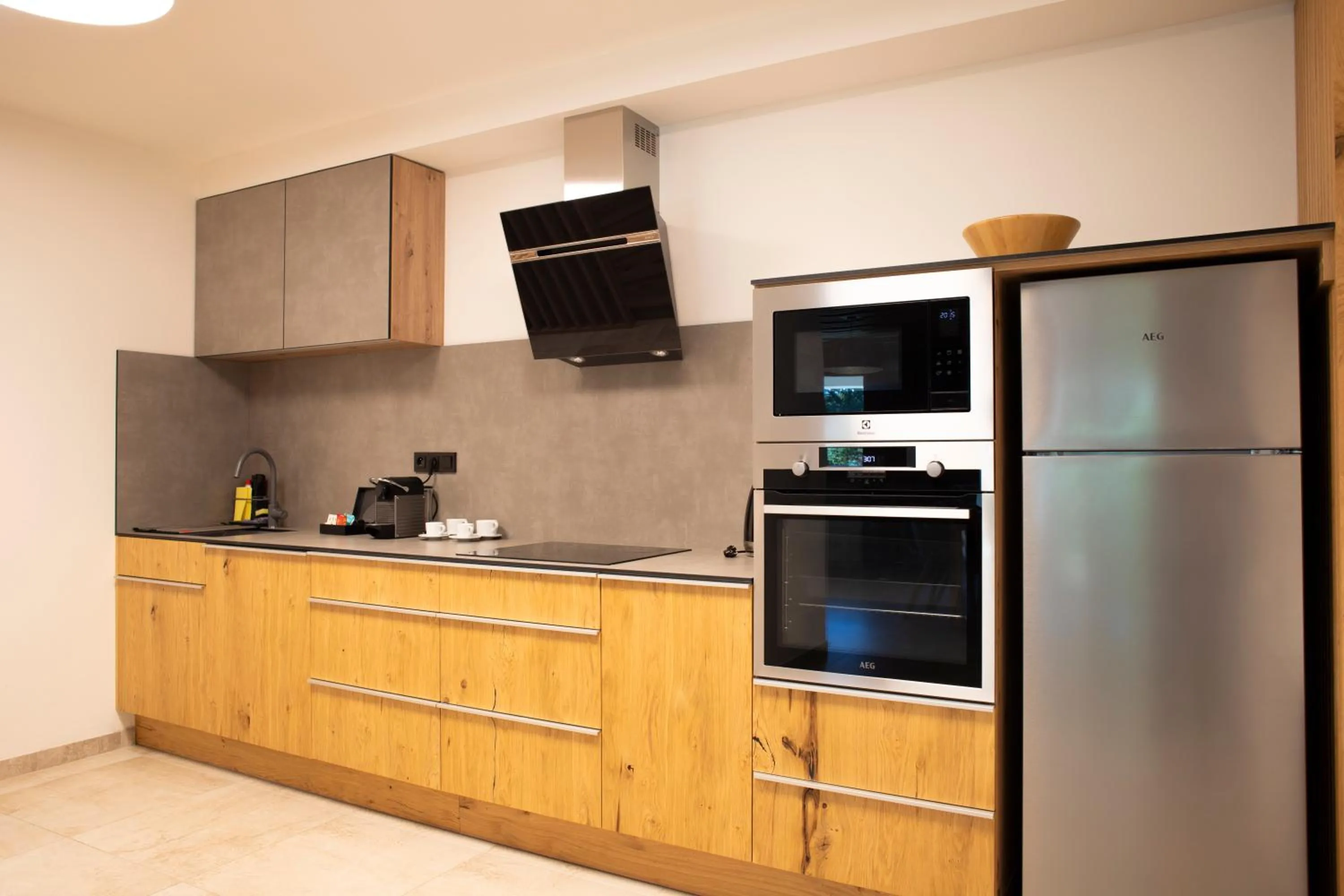 kitchen in Amenity Hotel & Resort Lipno