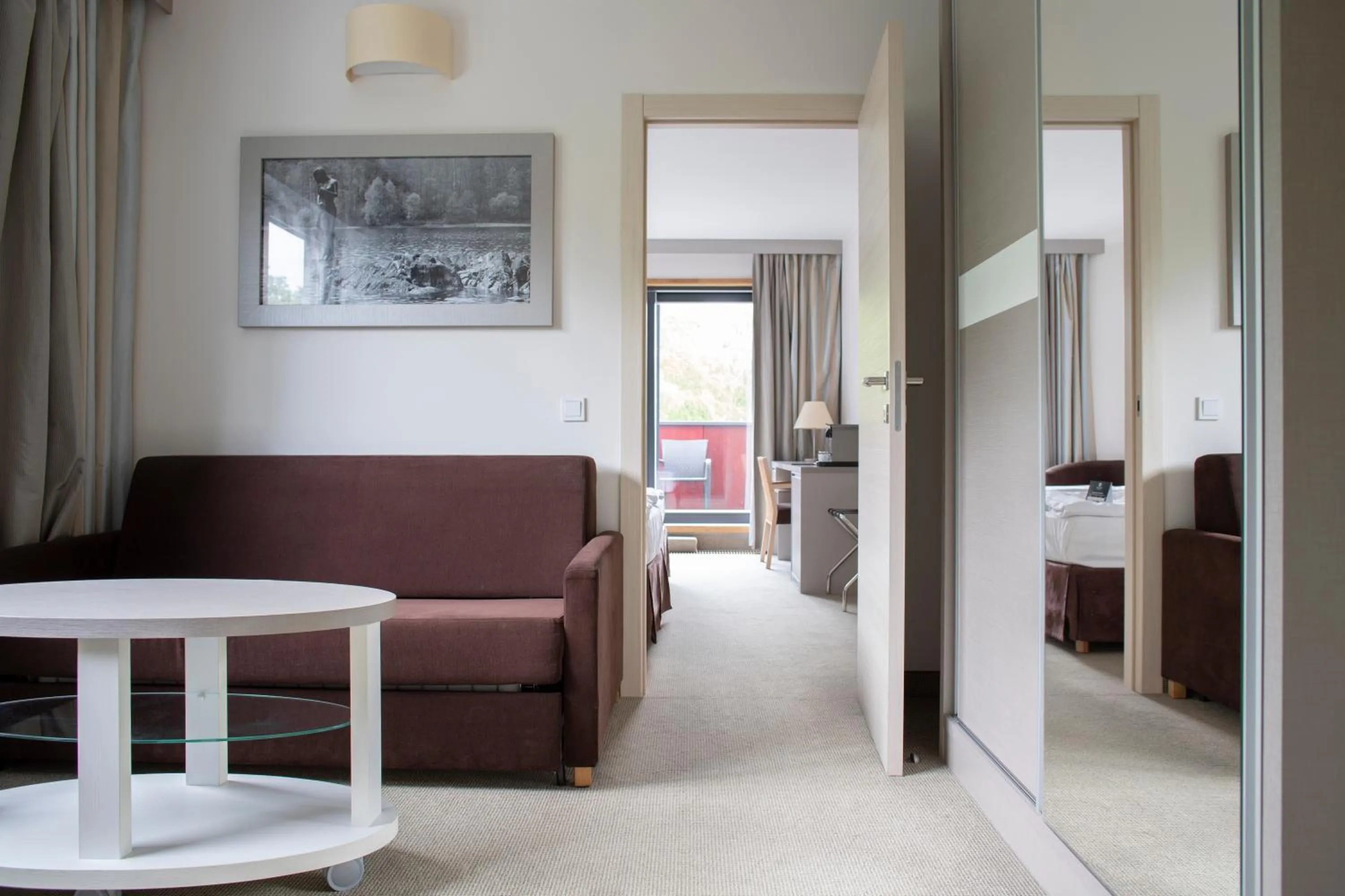 Living room, Bed in Amenity Hotel & Resort Lipno