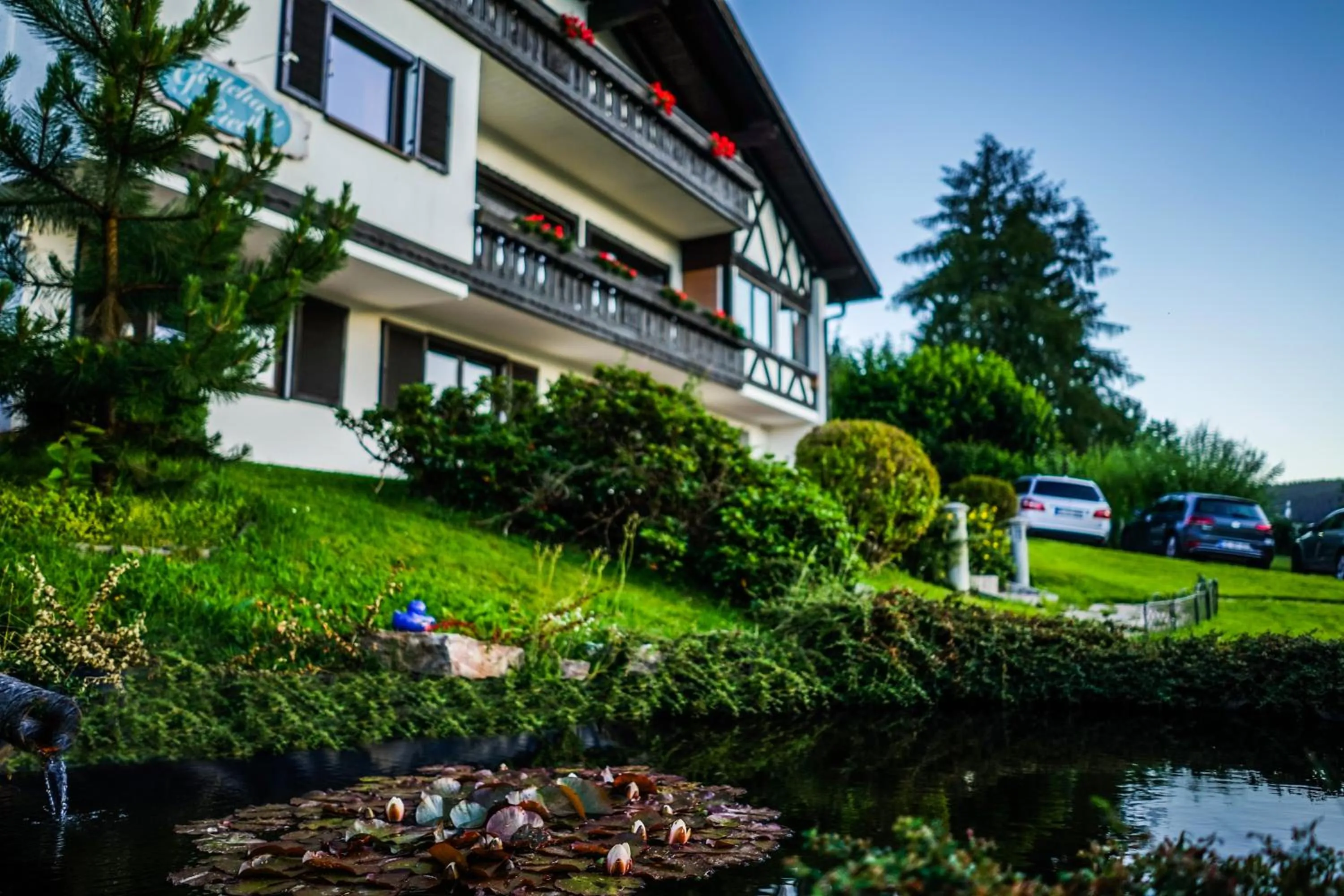 Garden in Gästehaus Riedl