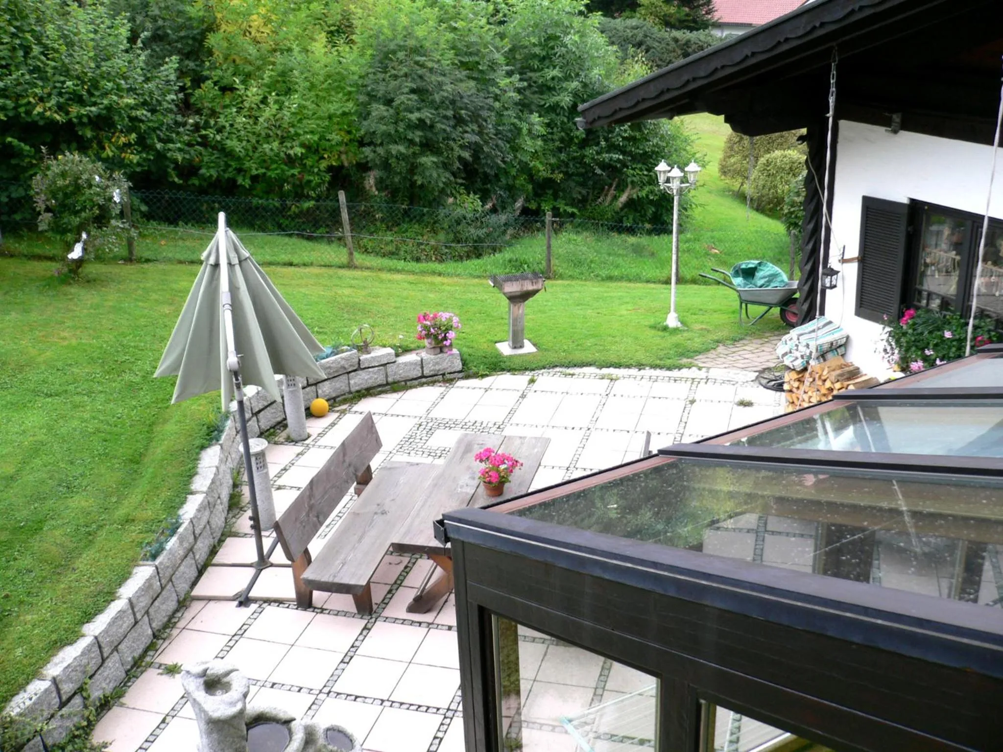 Balcony/Terrace in Gästehaus Riedl