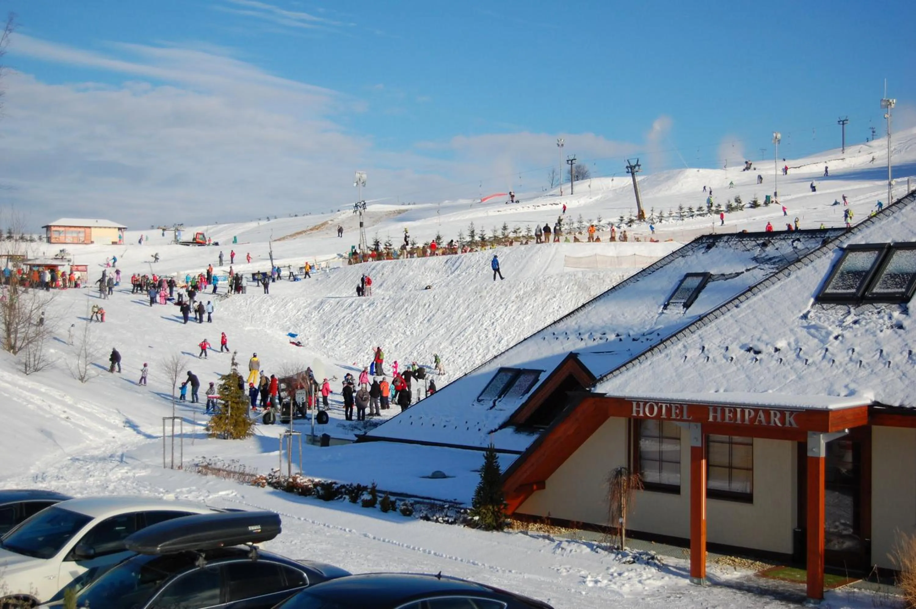 Winter in Heipark Tošovice