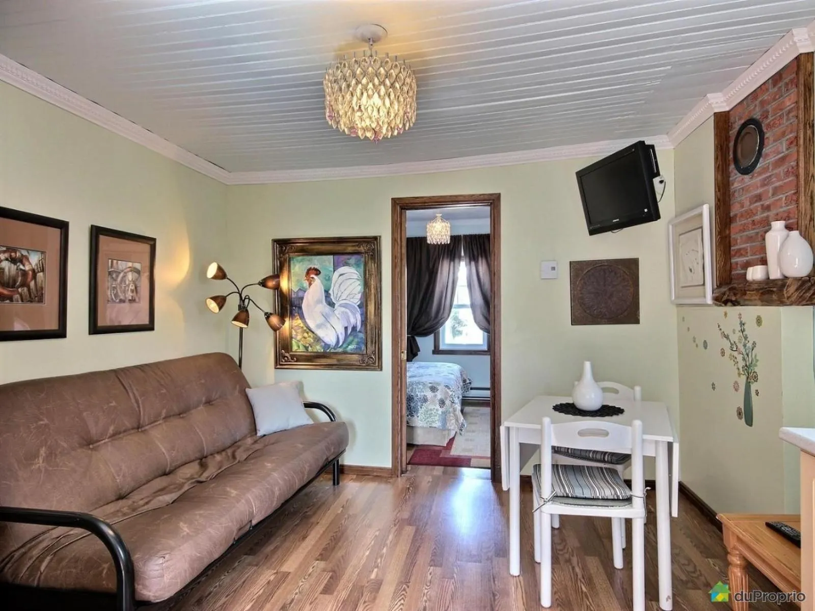 Living room in Gîte du Village - Deschambault
