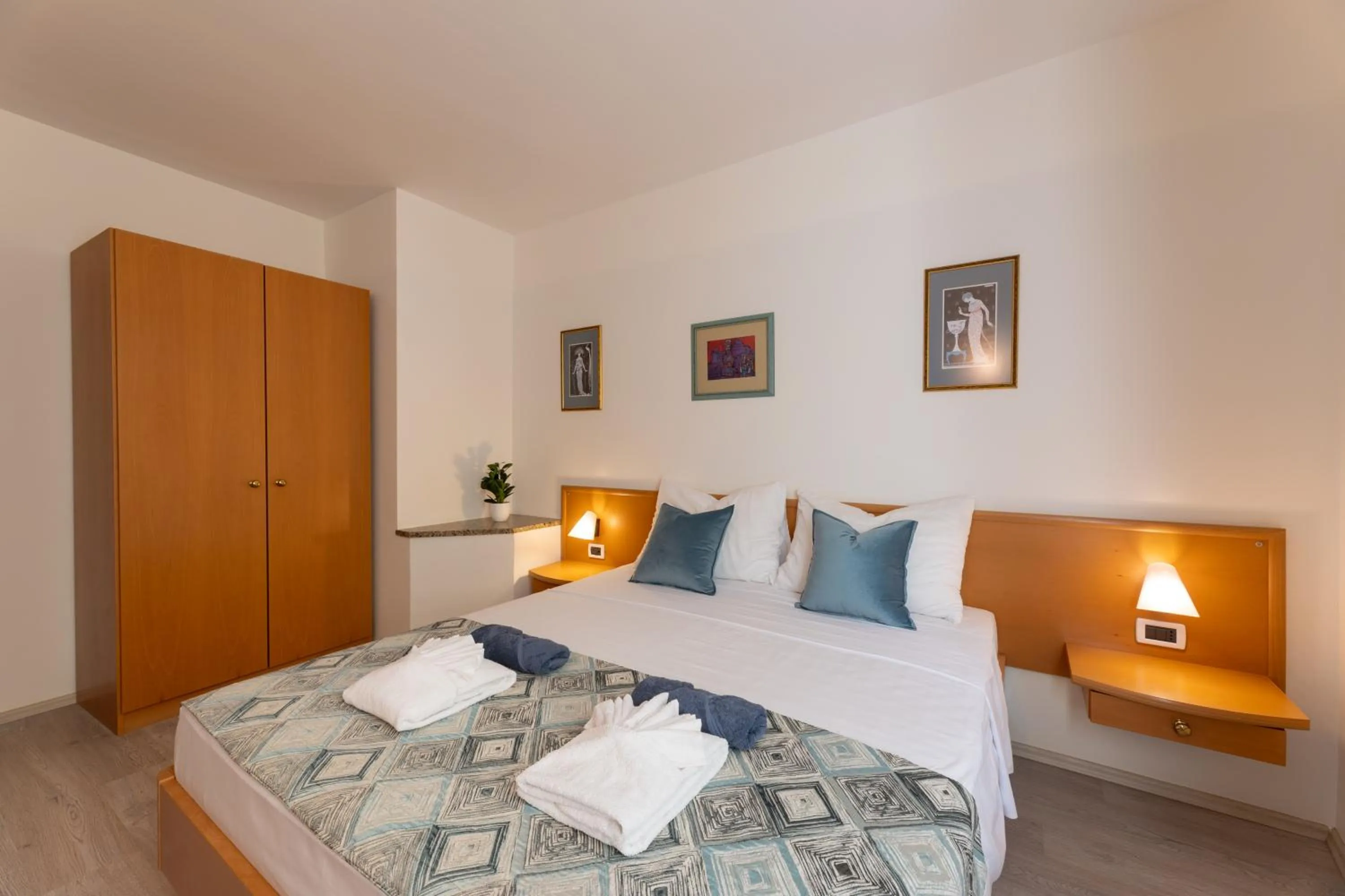 Bed in Villa Fontana