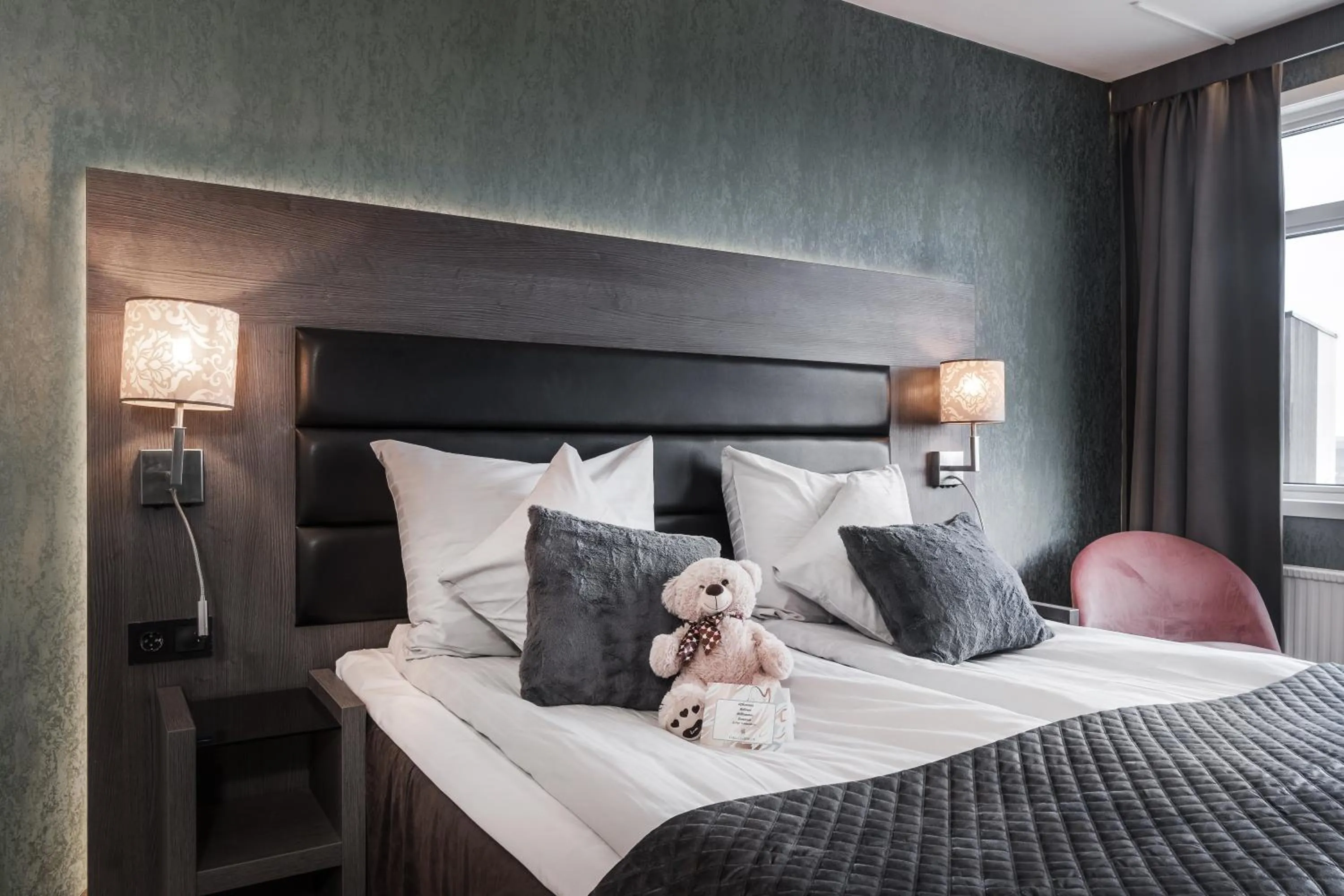 Bed in Hotell Hallstaberget