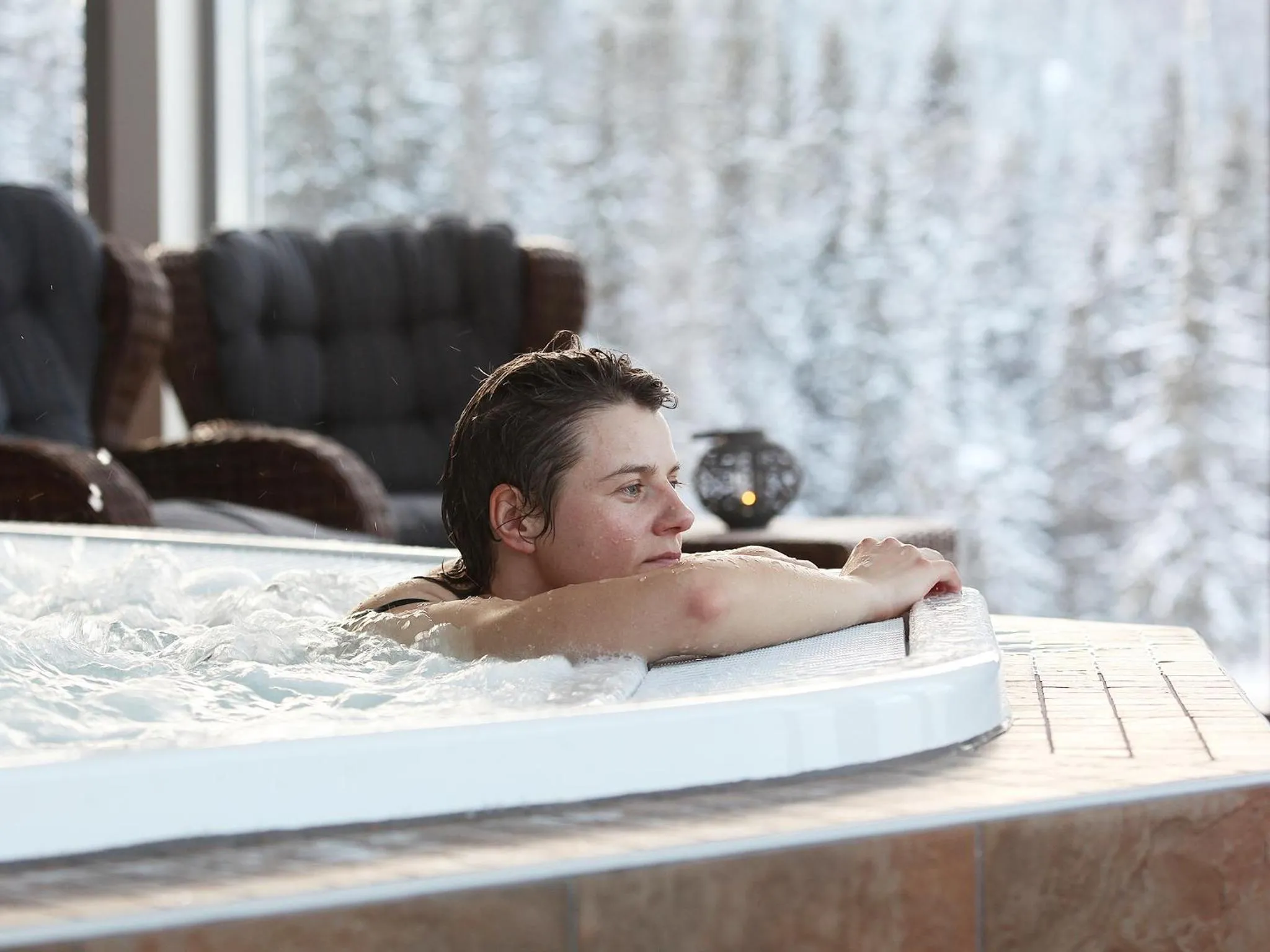 Winter in Hotell Hallstaberget