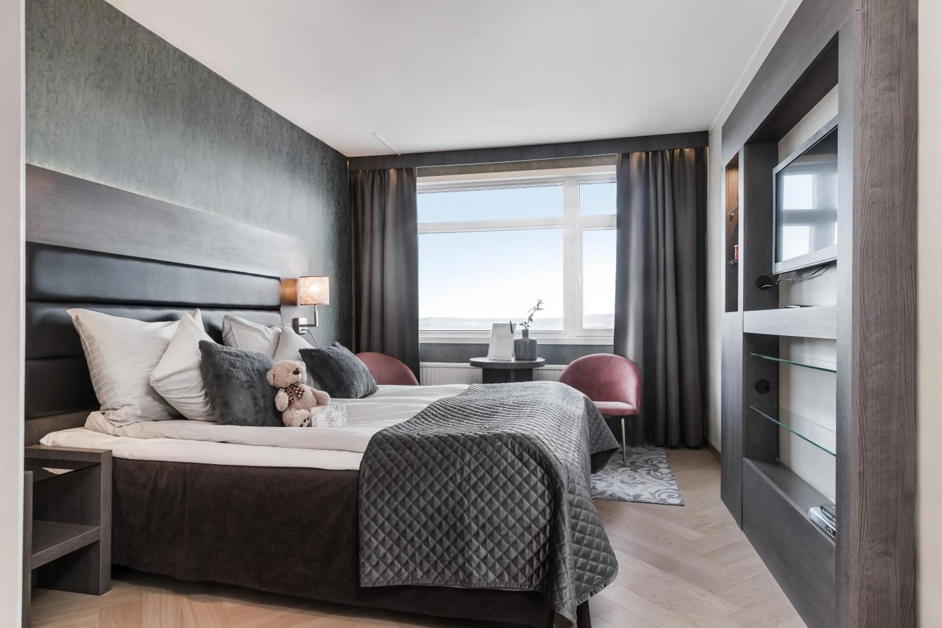 Bed in Hotell Hallstaberget