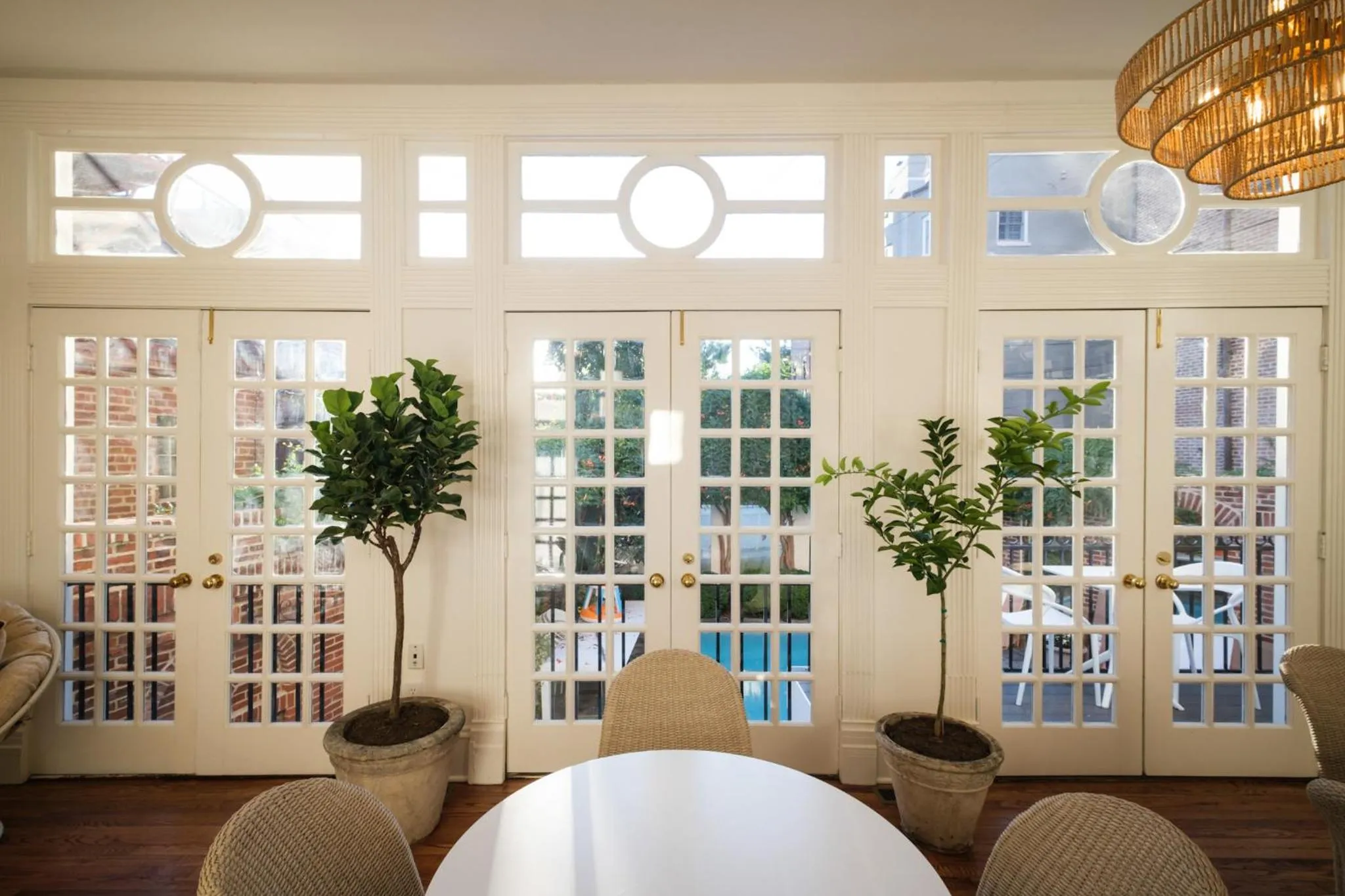 Seating area in Swann House