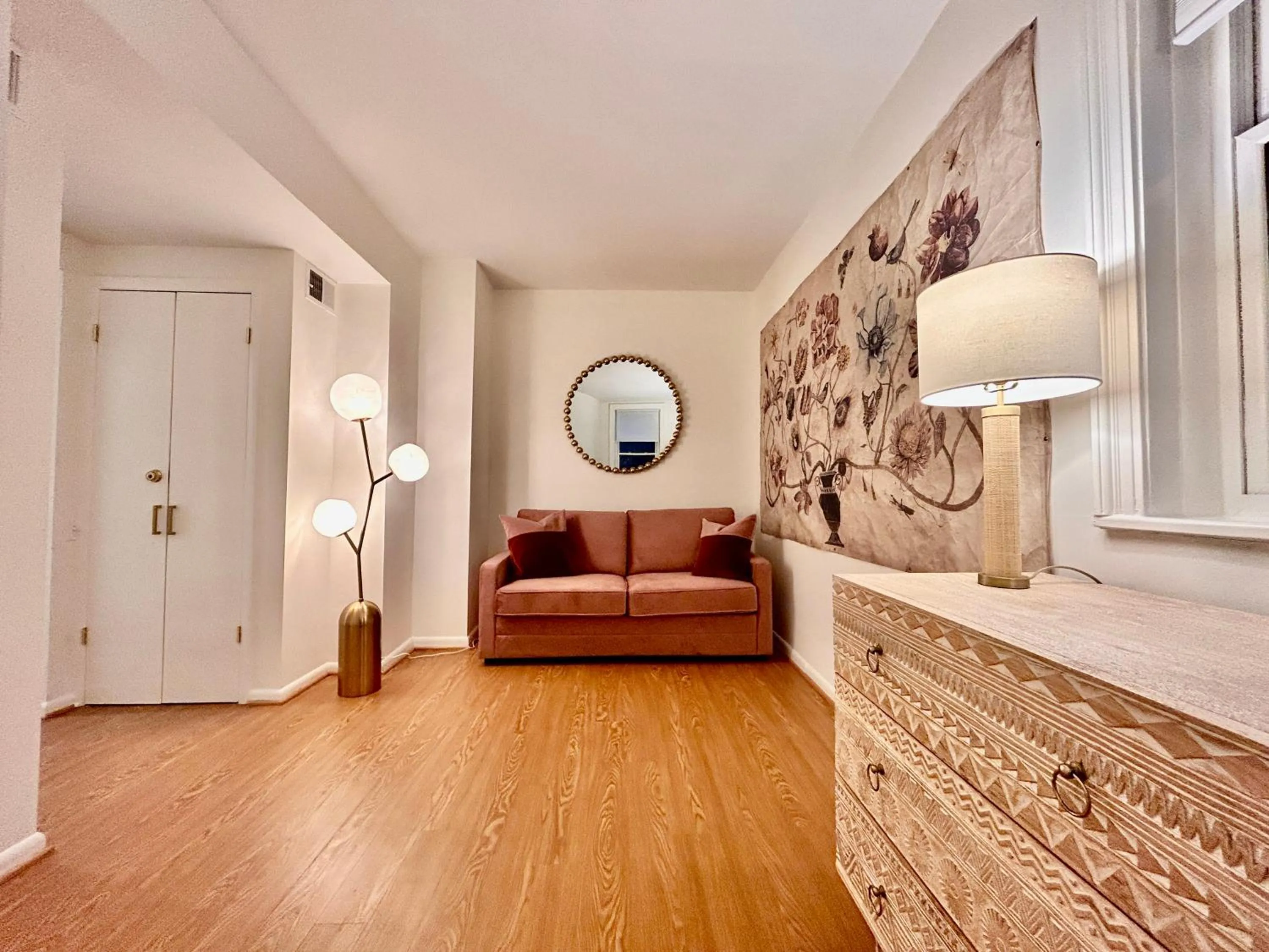 Seating area in Swann House