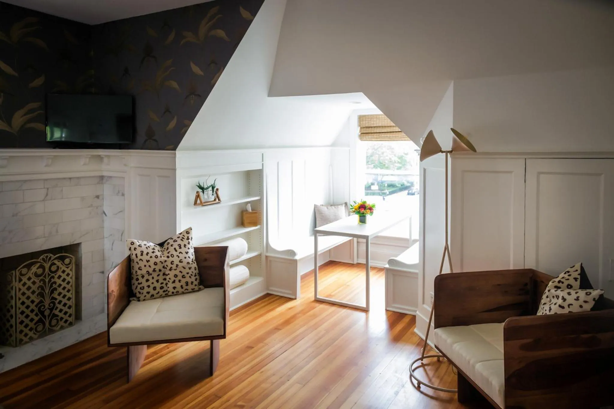 Seating area in Swann House