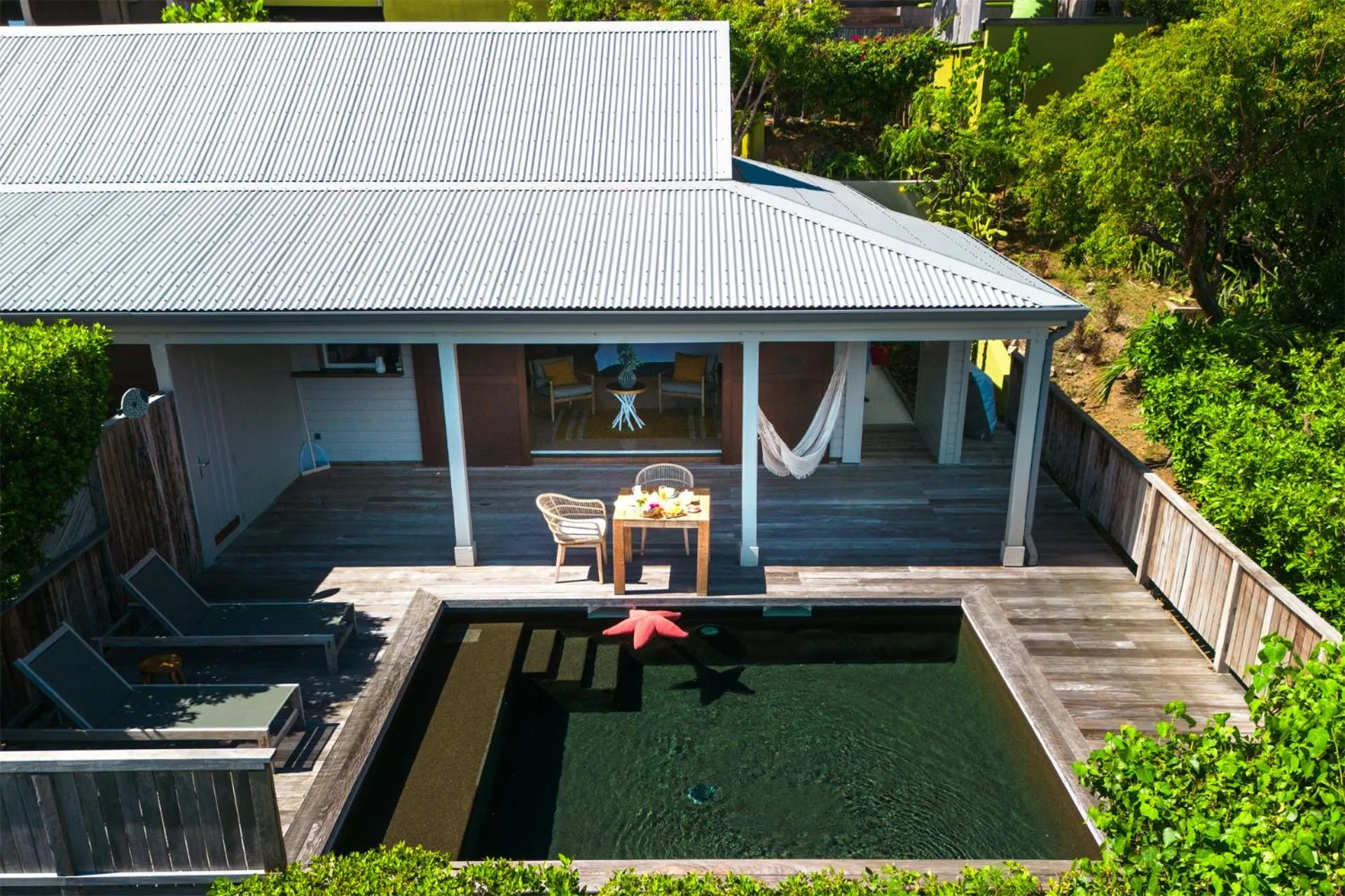 Balcony/Terrace in Karibuni Boutique Hotel