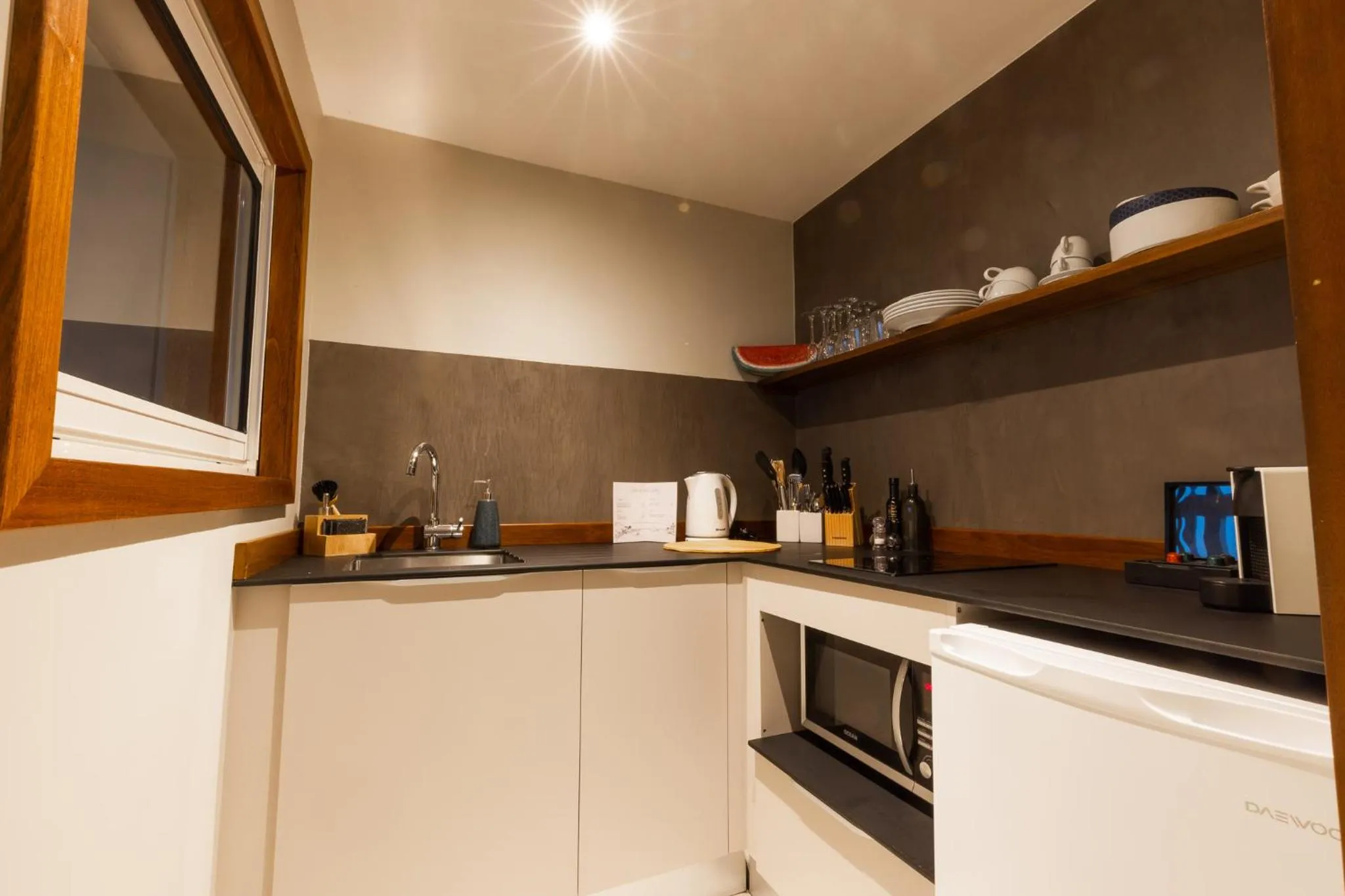 kitchen in Karibuni Boutique Hotel