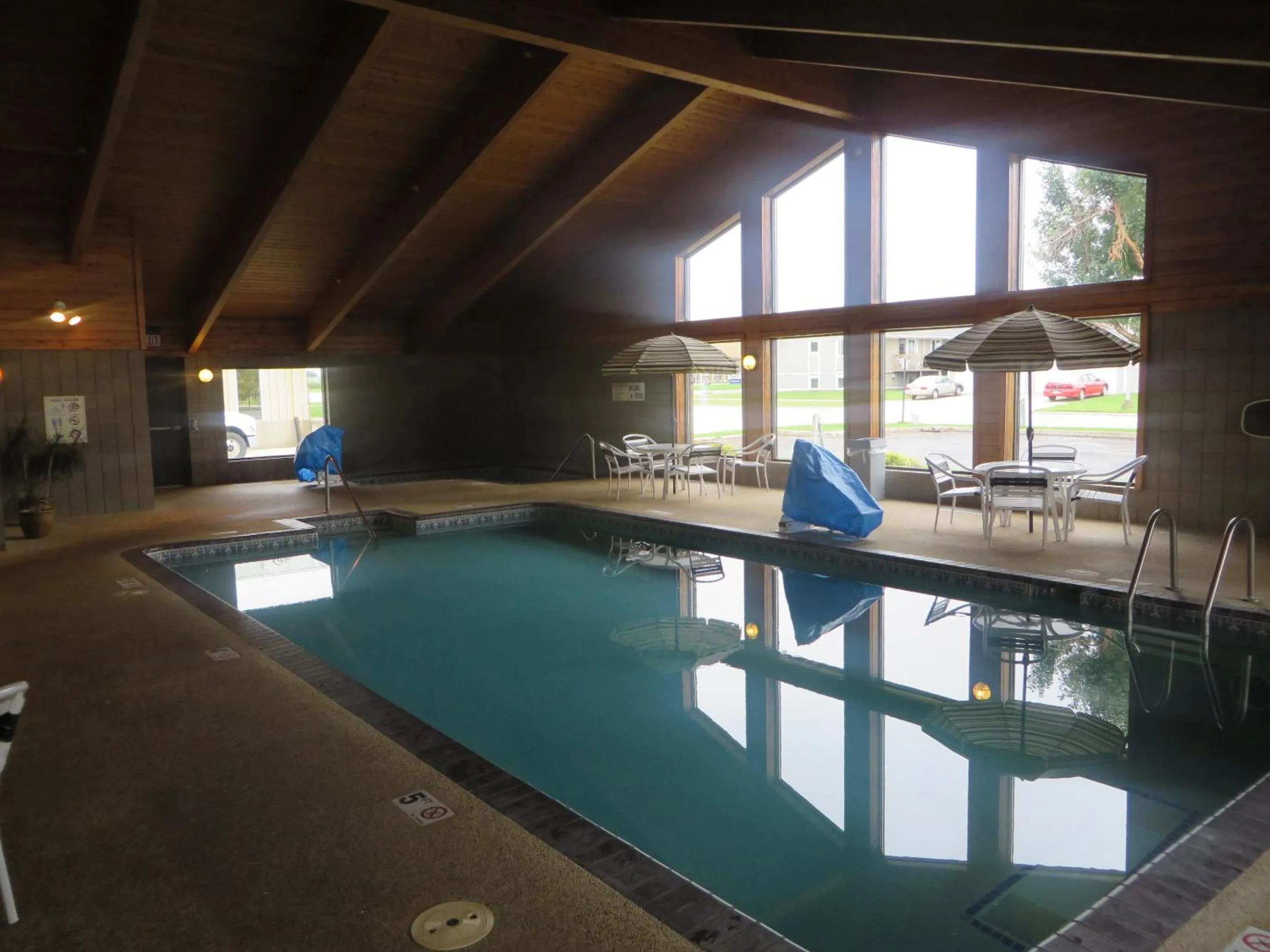 Swimming pool in AmericInn by Wyndham Worthington
