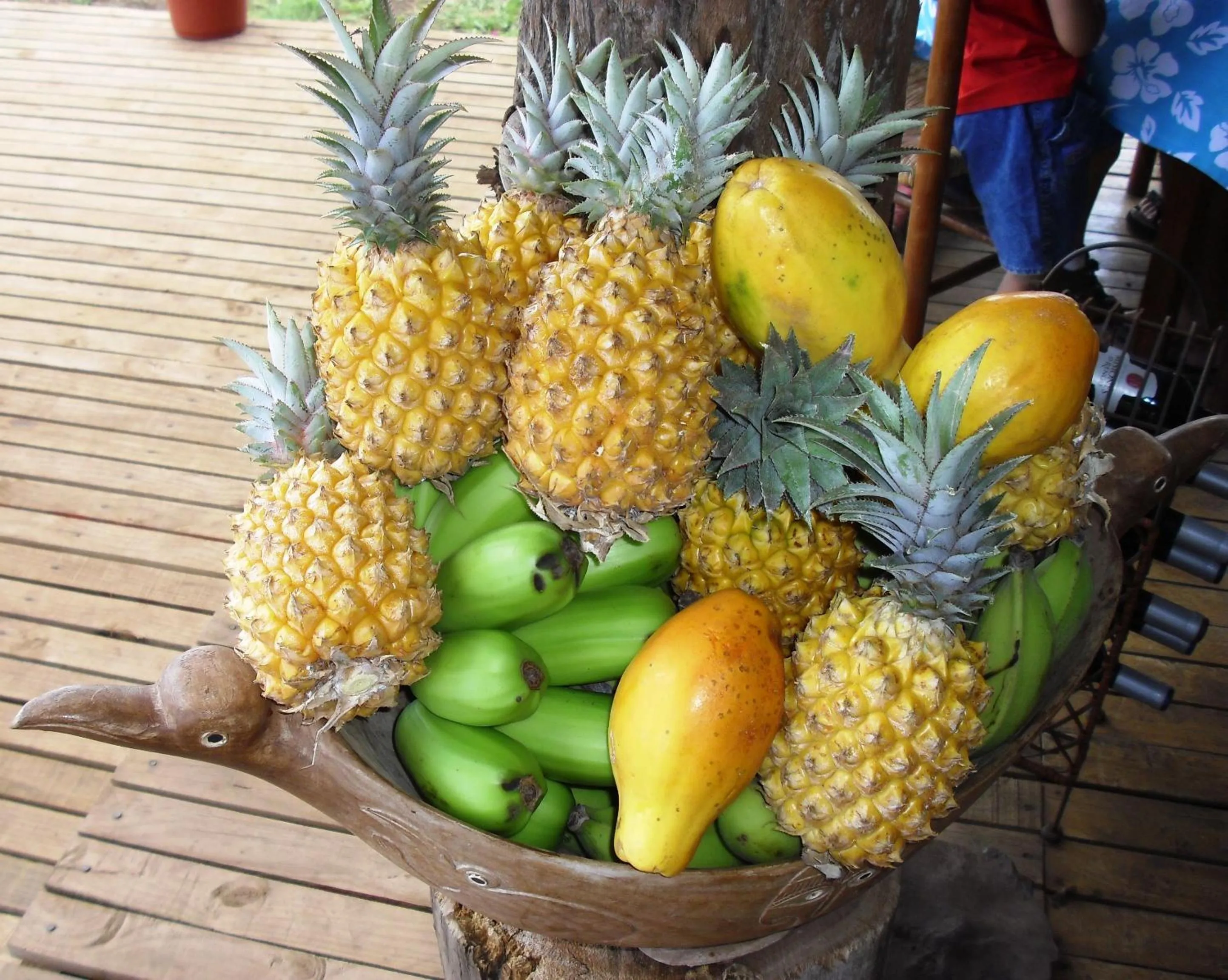 Food in Hotel Hotu Matua by EI