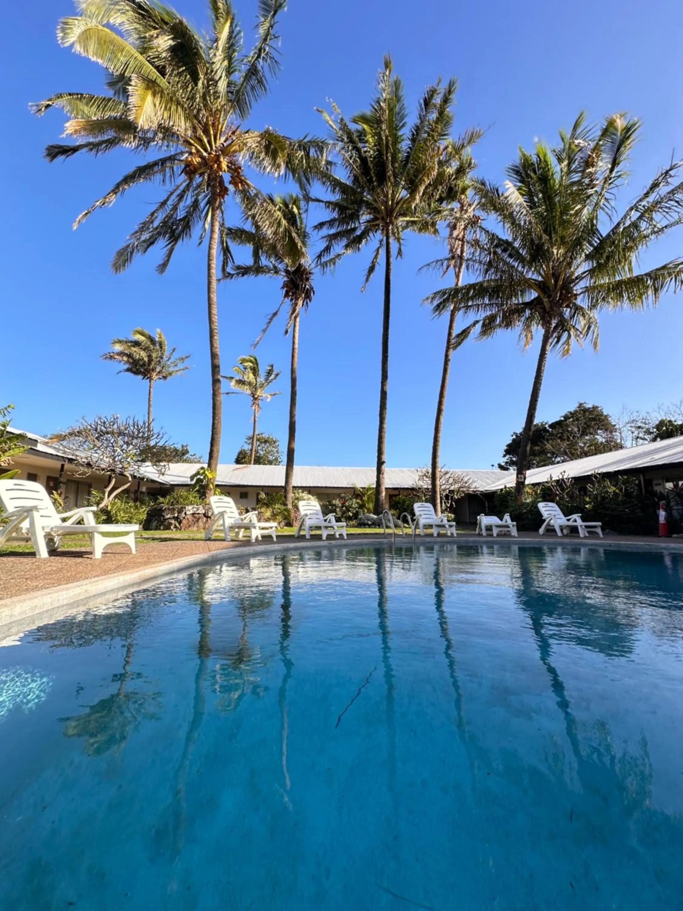 Swimming pool in Hotel Hotu Matua by EI