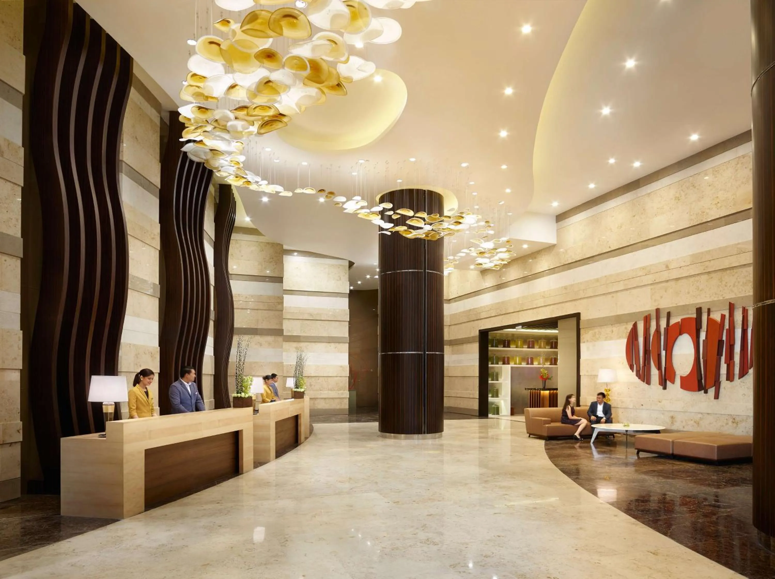 Lobby or reception in Hyatt Regency Manila City of Dreams