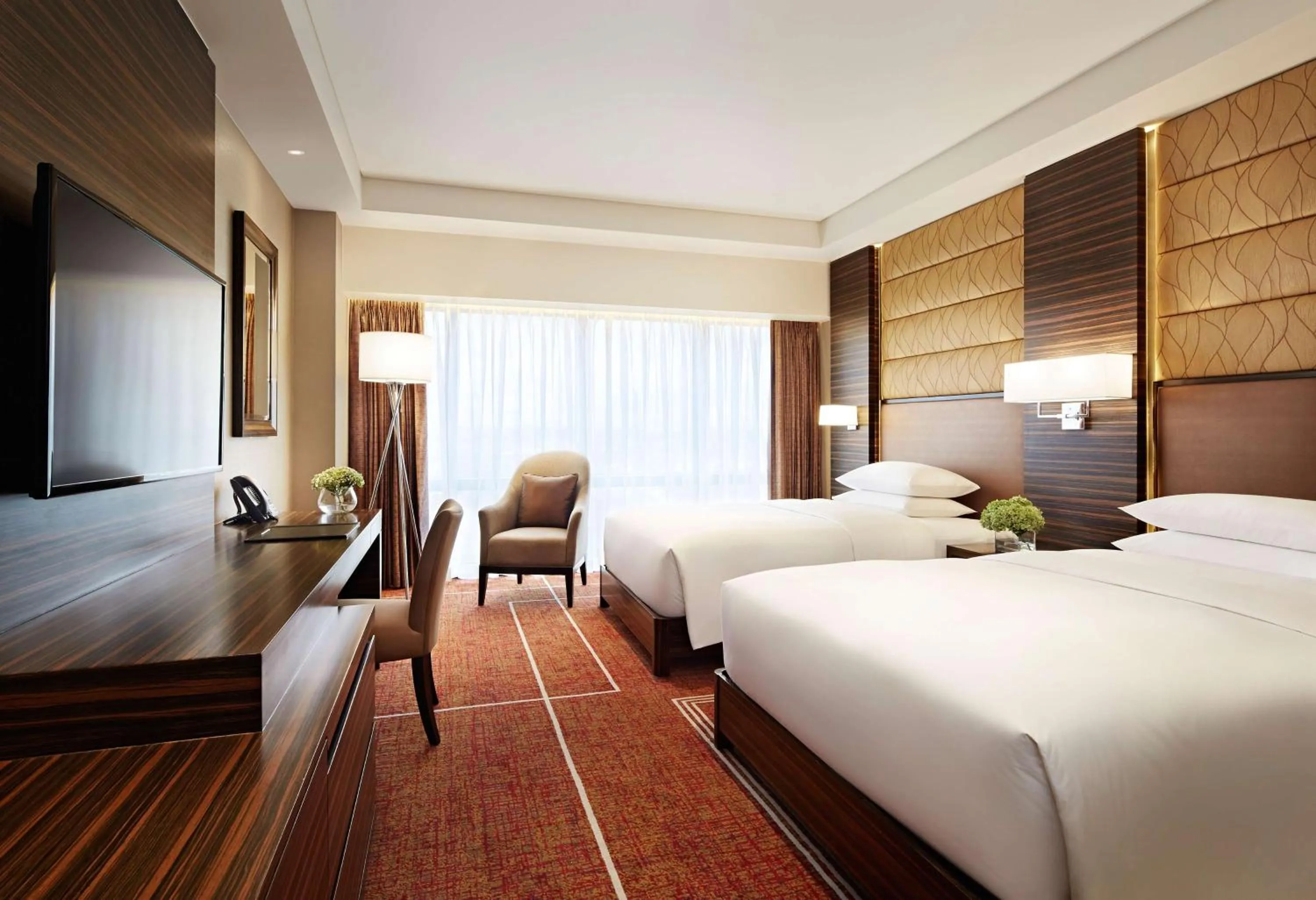 Photo of the whole room, Bed in Hyatt Regency Manila City of Dreams