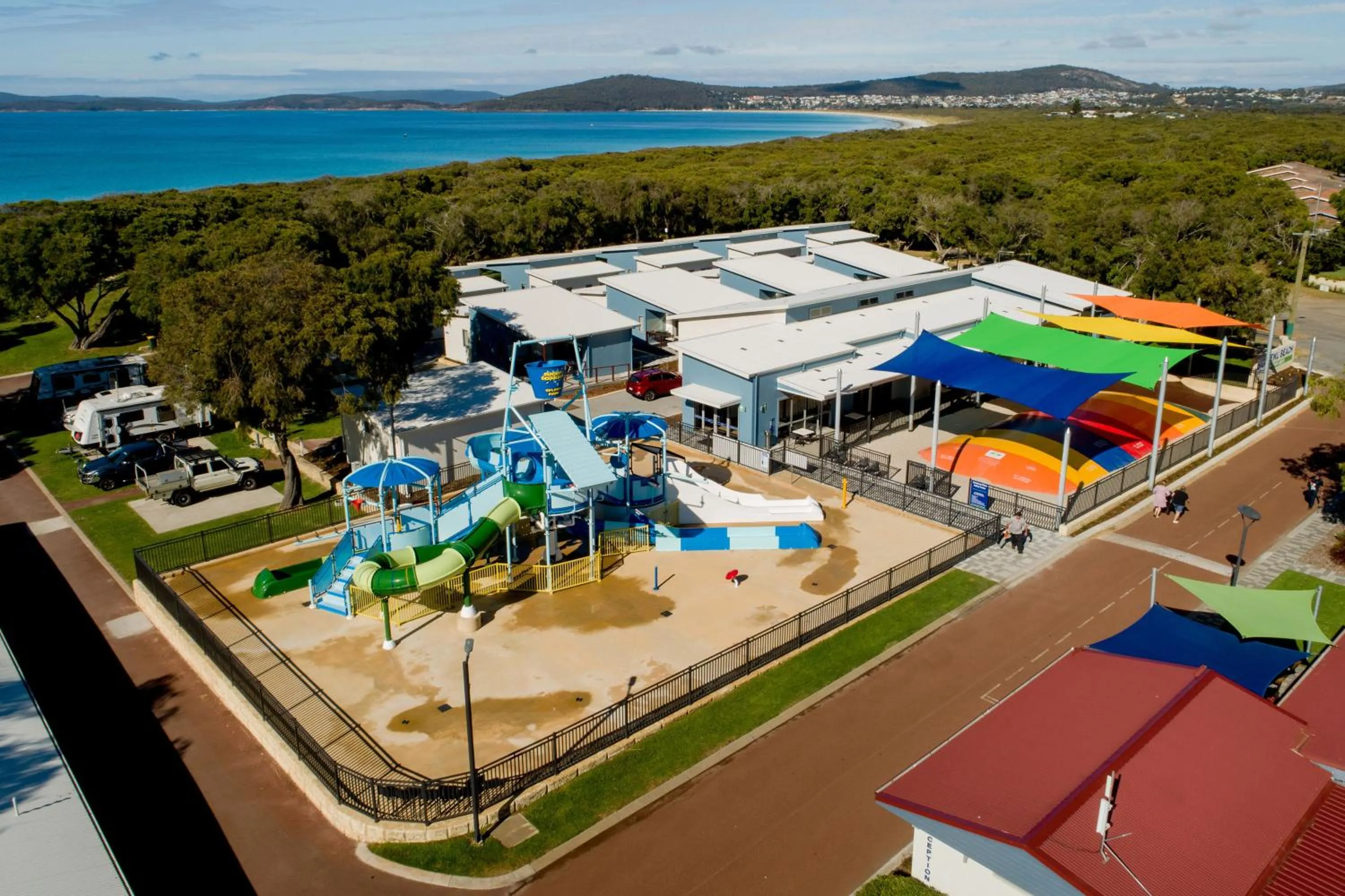 Bird's eye view in BIG4 Emu Beach Holiday Park