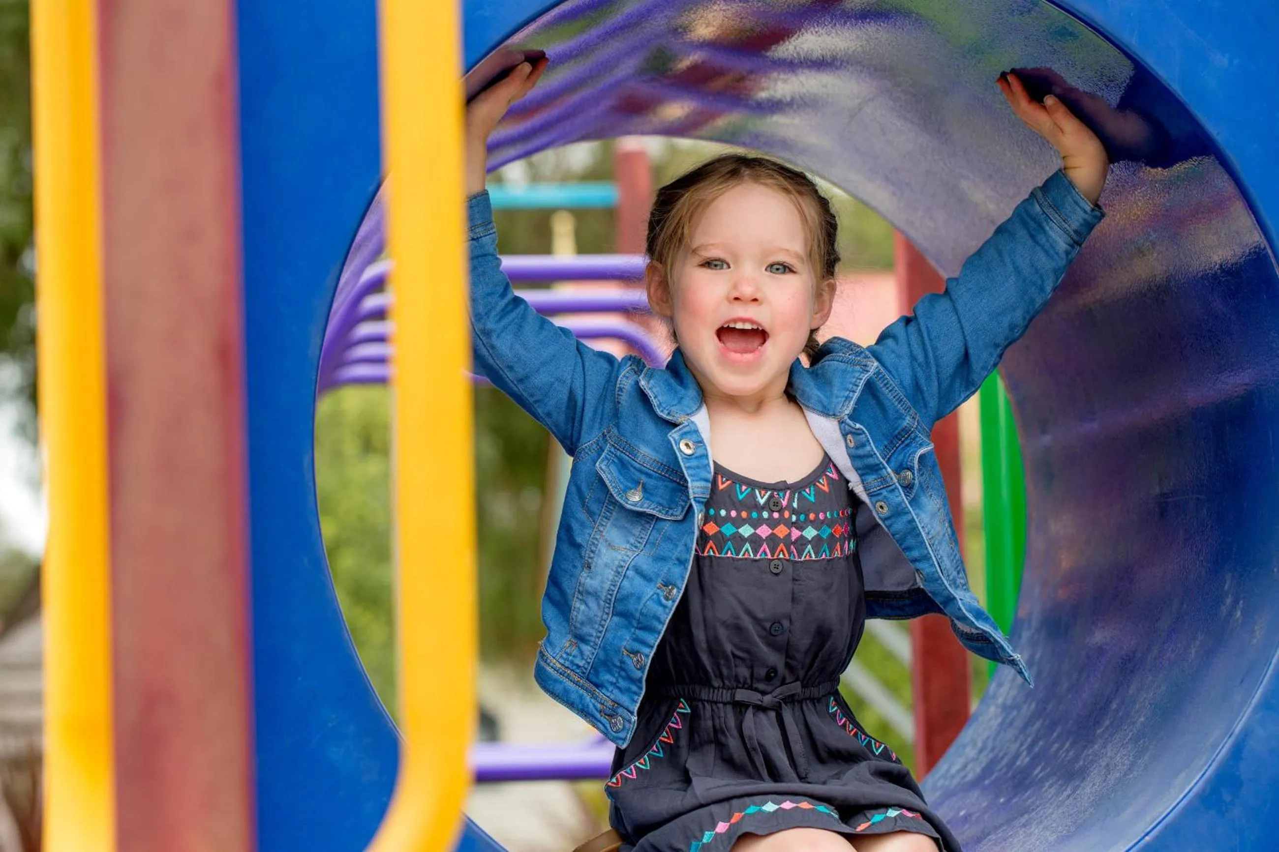 Children play ground in BIG4 Emu Beach Holiday Park
