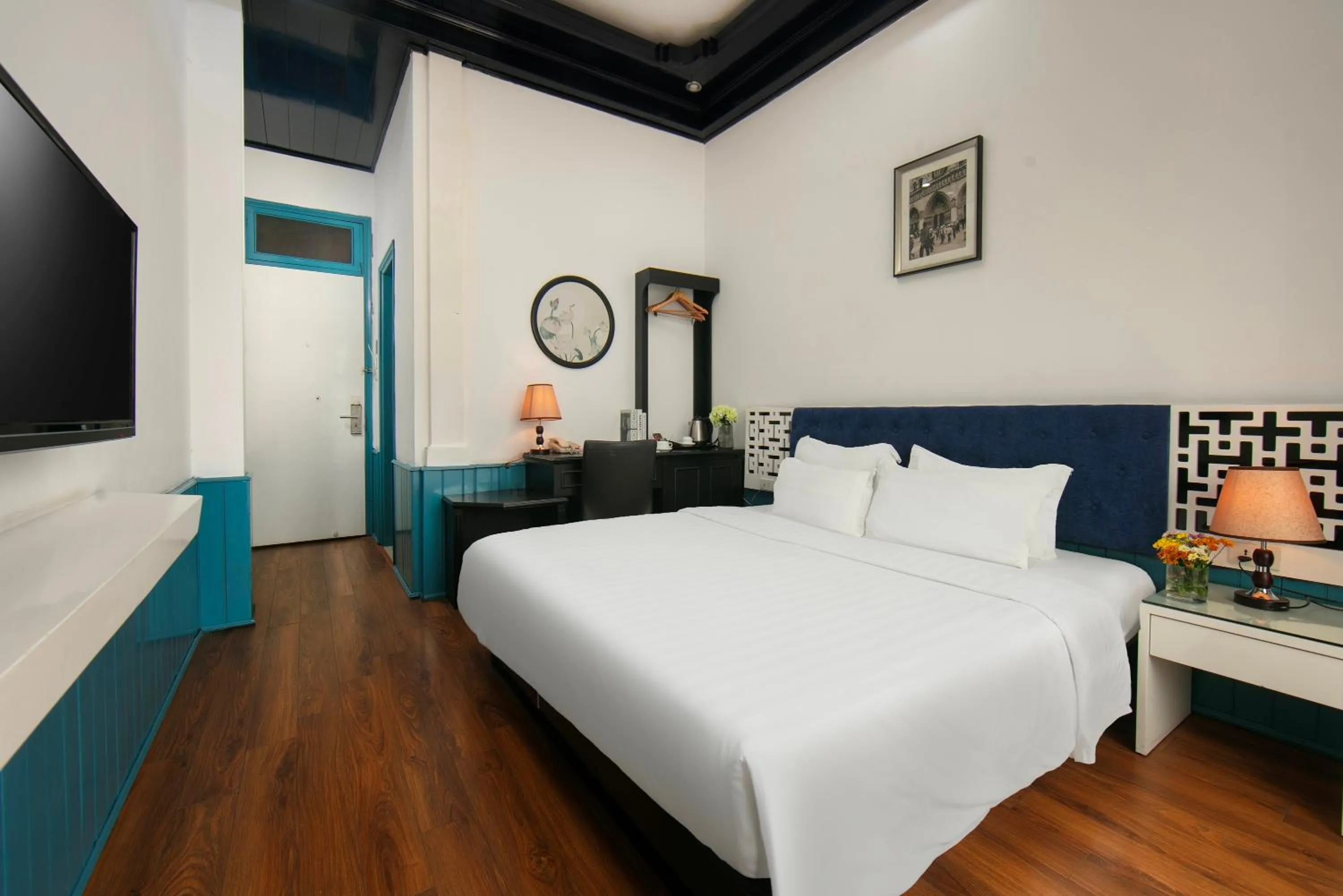 Bed in Diamond Nostalgia Hotel & Spa