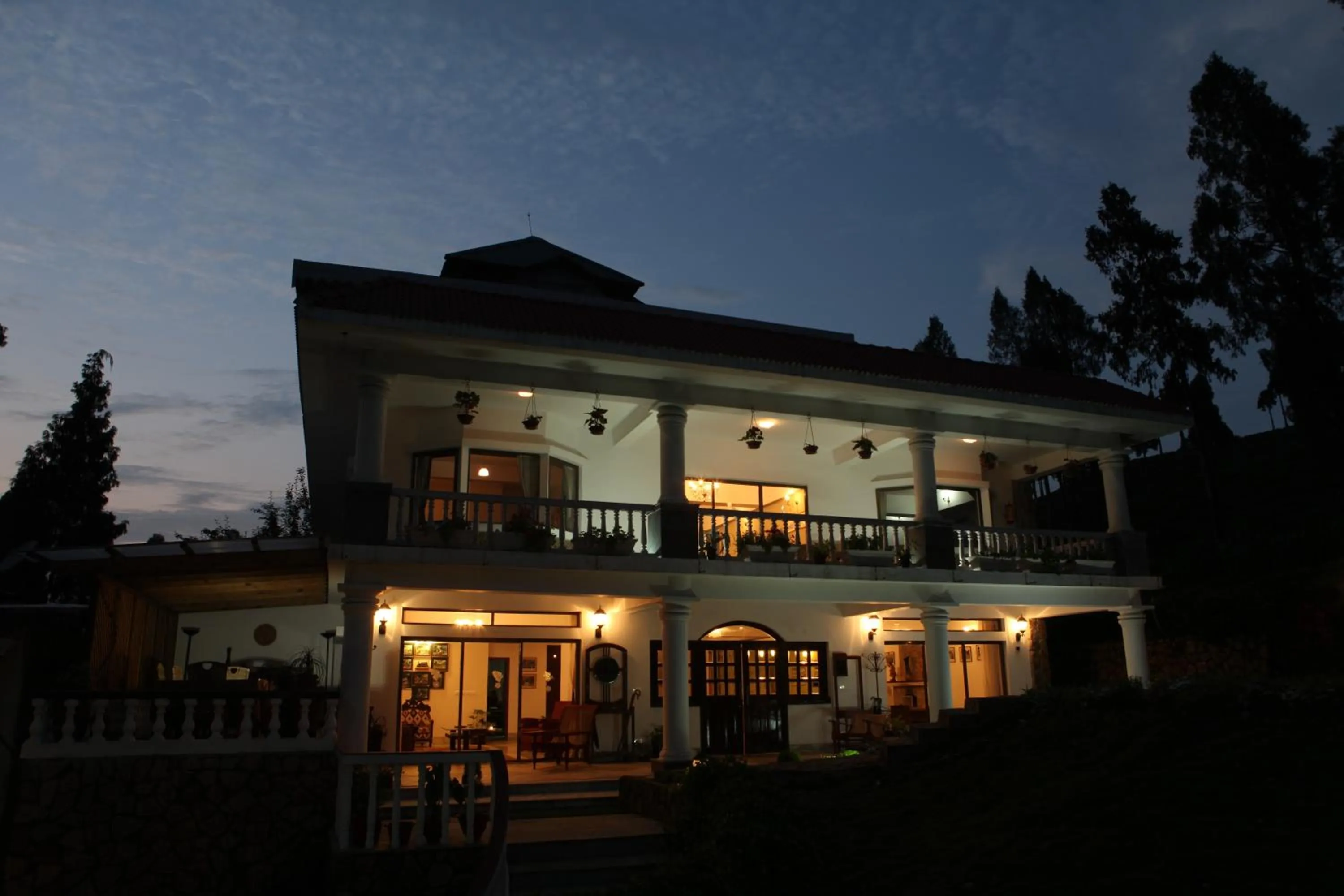 Bird's eye view in Sourenee Tea Estate