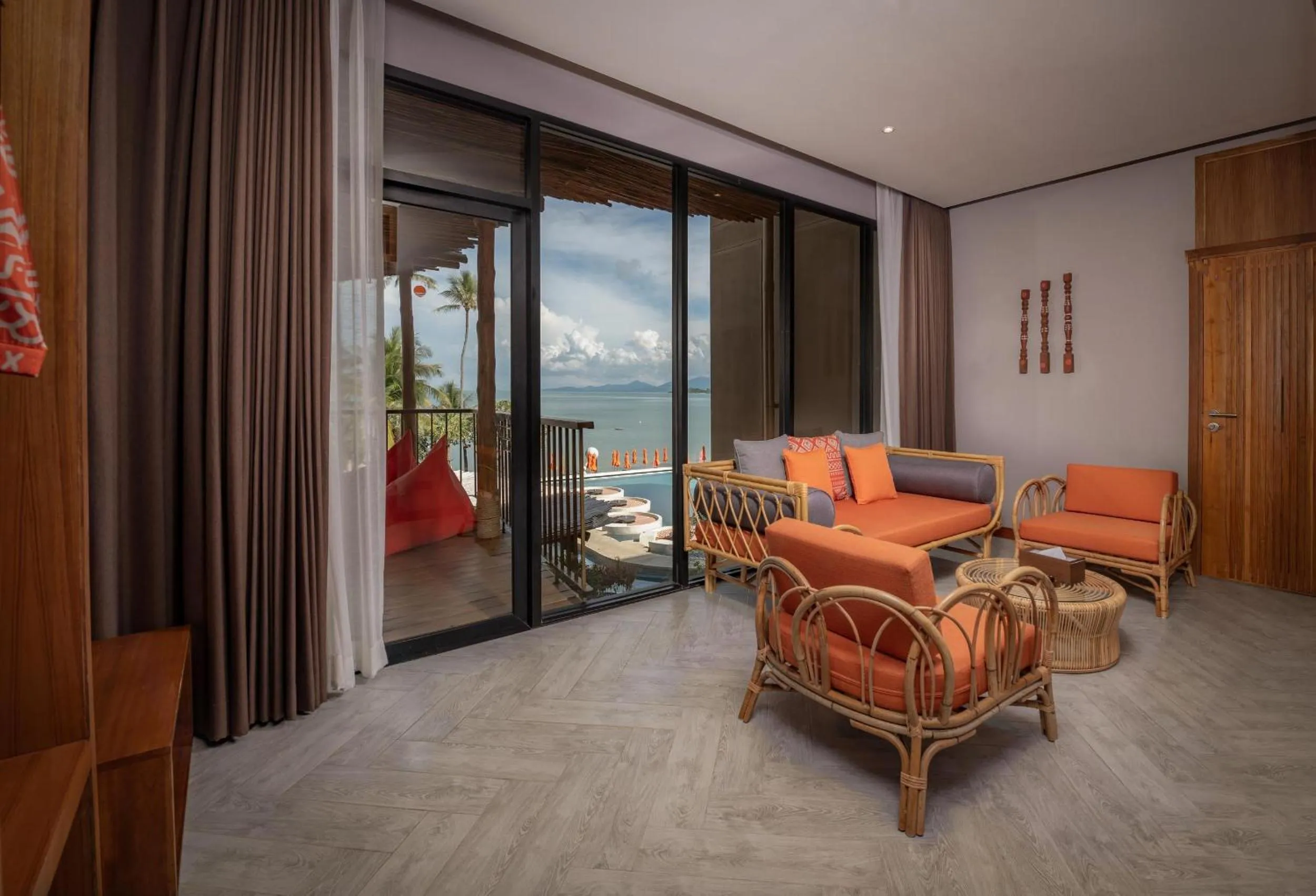 Living room in 79 Beach Club and Resort Samui