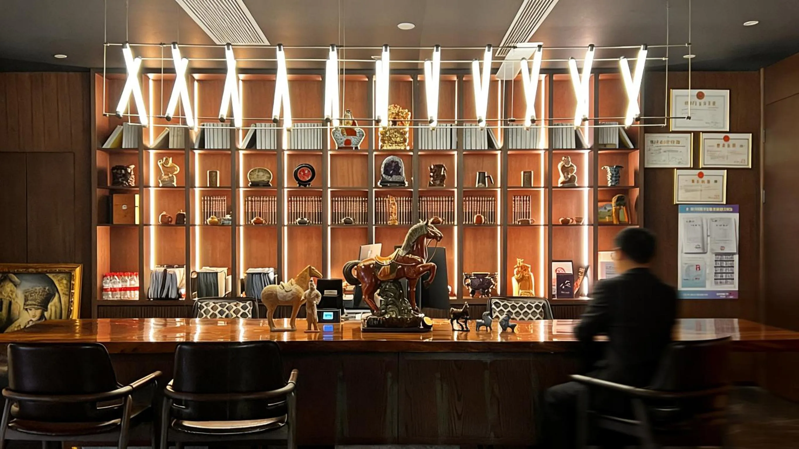 Lobby or reception in The Purple Horse Hotel Beijing