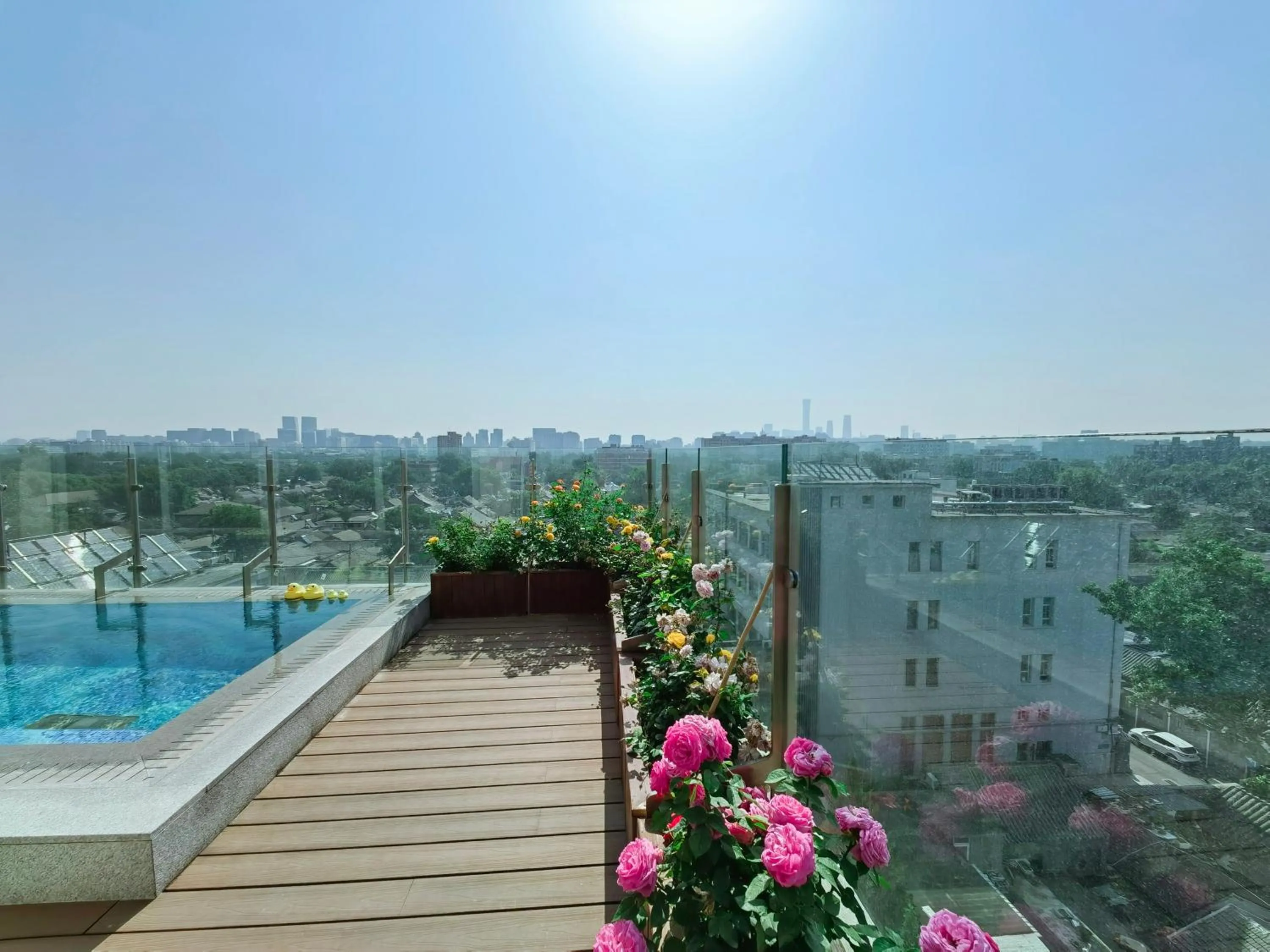 Balcony/Terrace in The Purple Horse Hotel Beijing