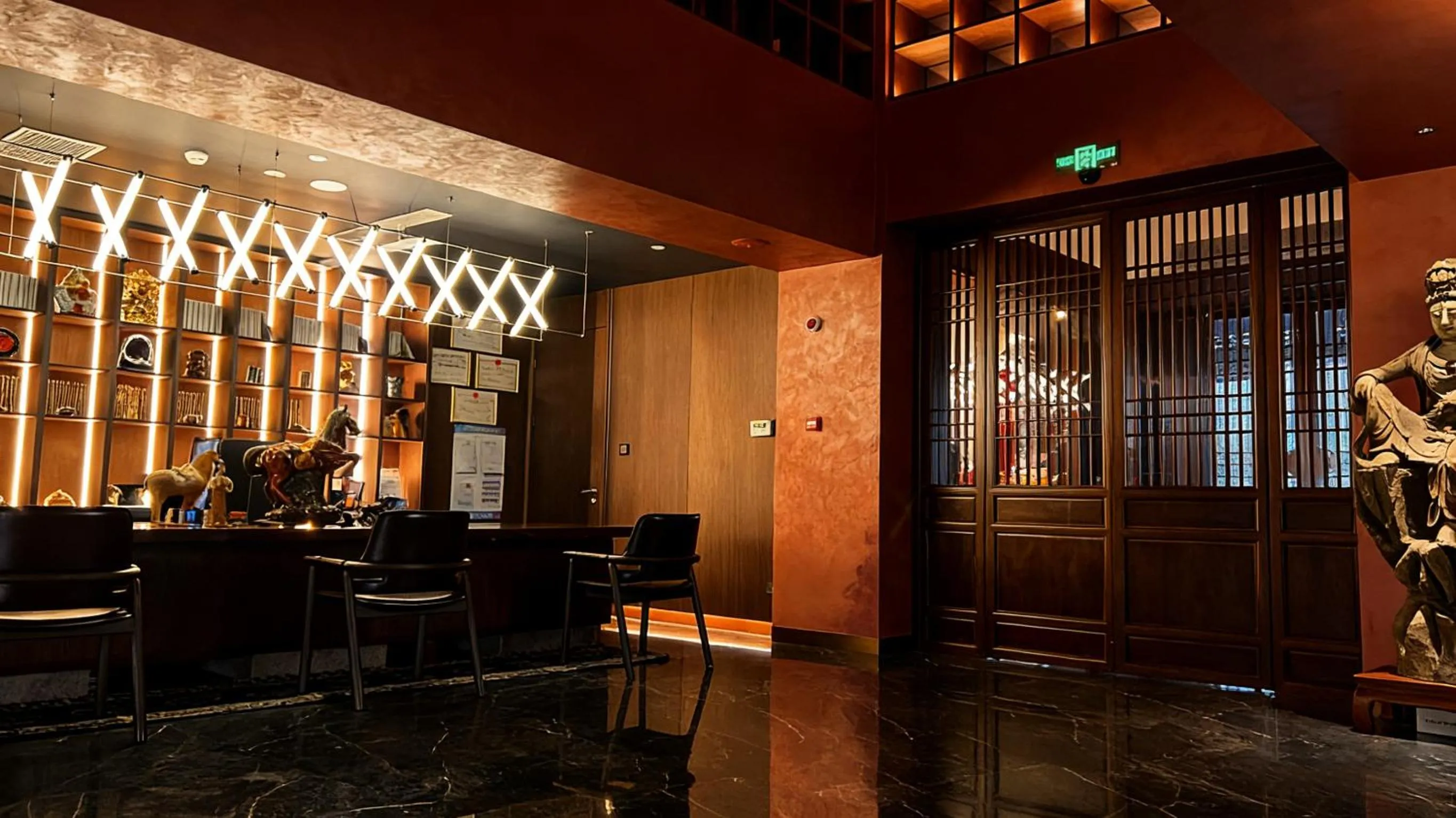 Lobby or reception in The Purple Horse Hotel Beijing