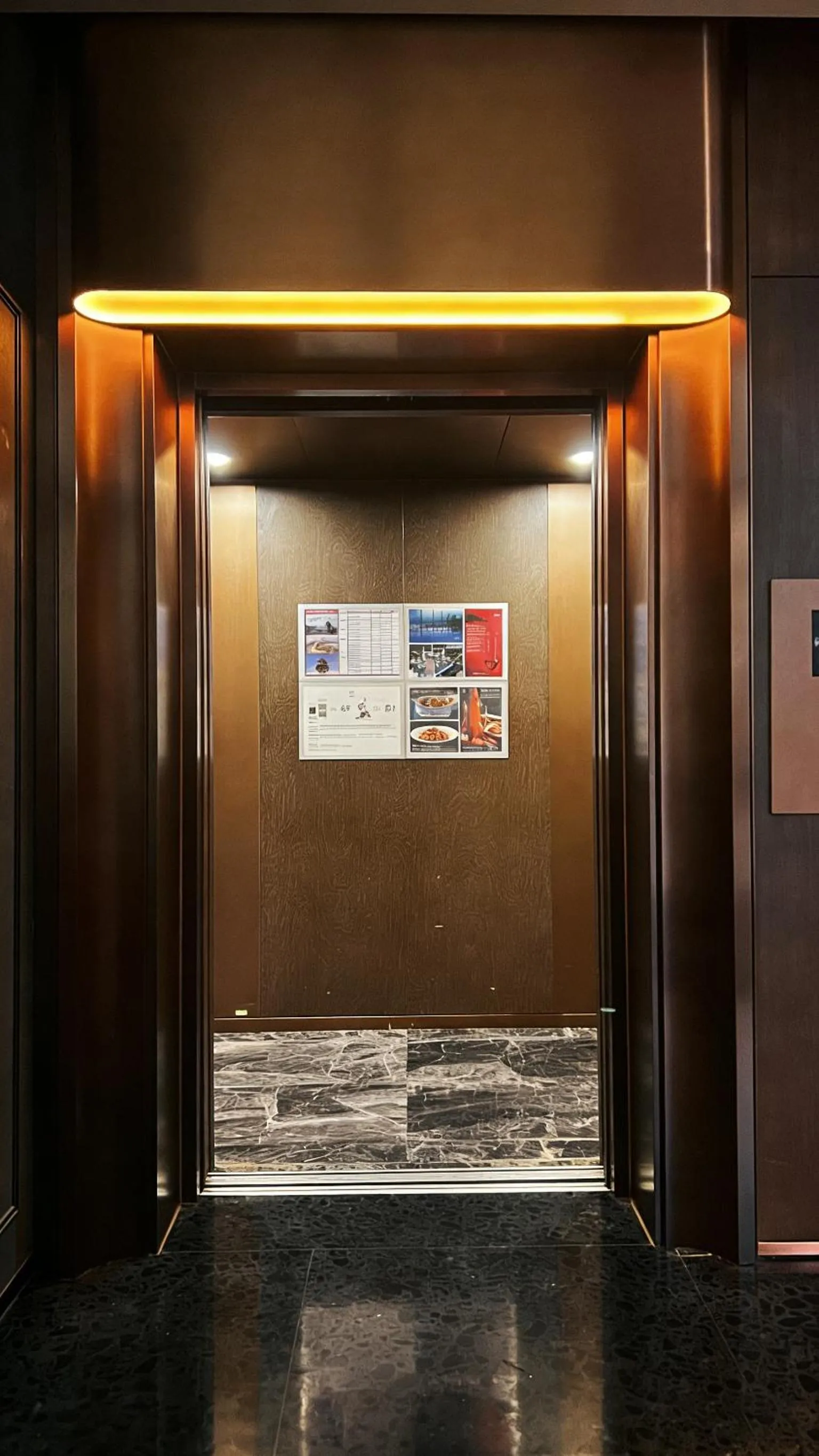 elevator in The Purple Horse Hotel Beijing
