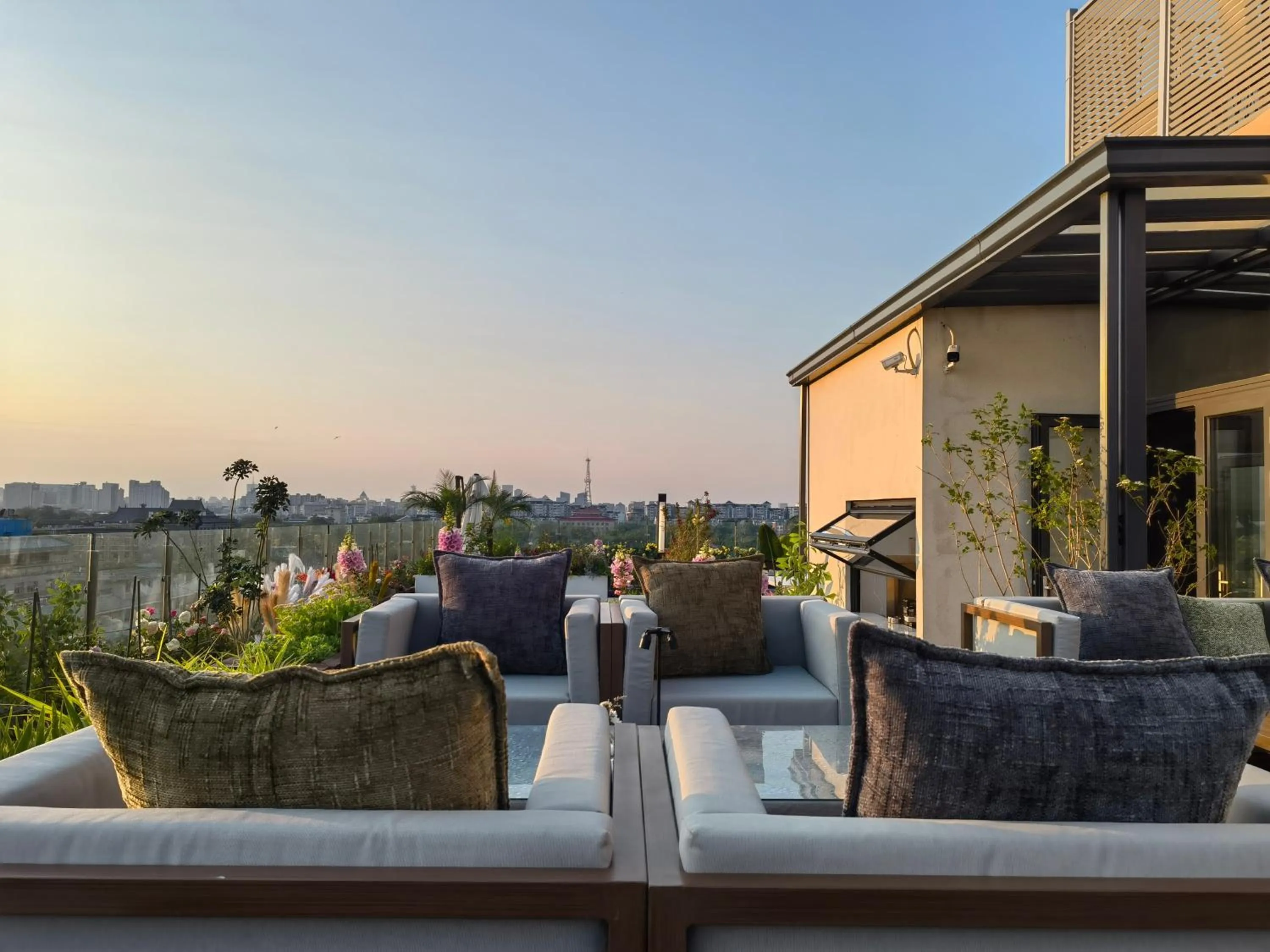 Balcony/Terrace in The Purple Horse Hotel Beijing