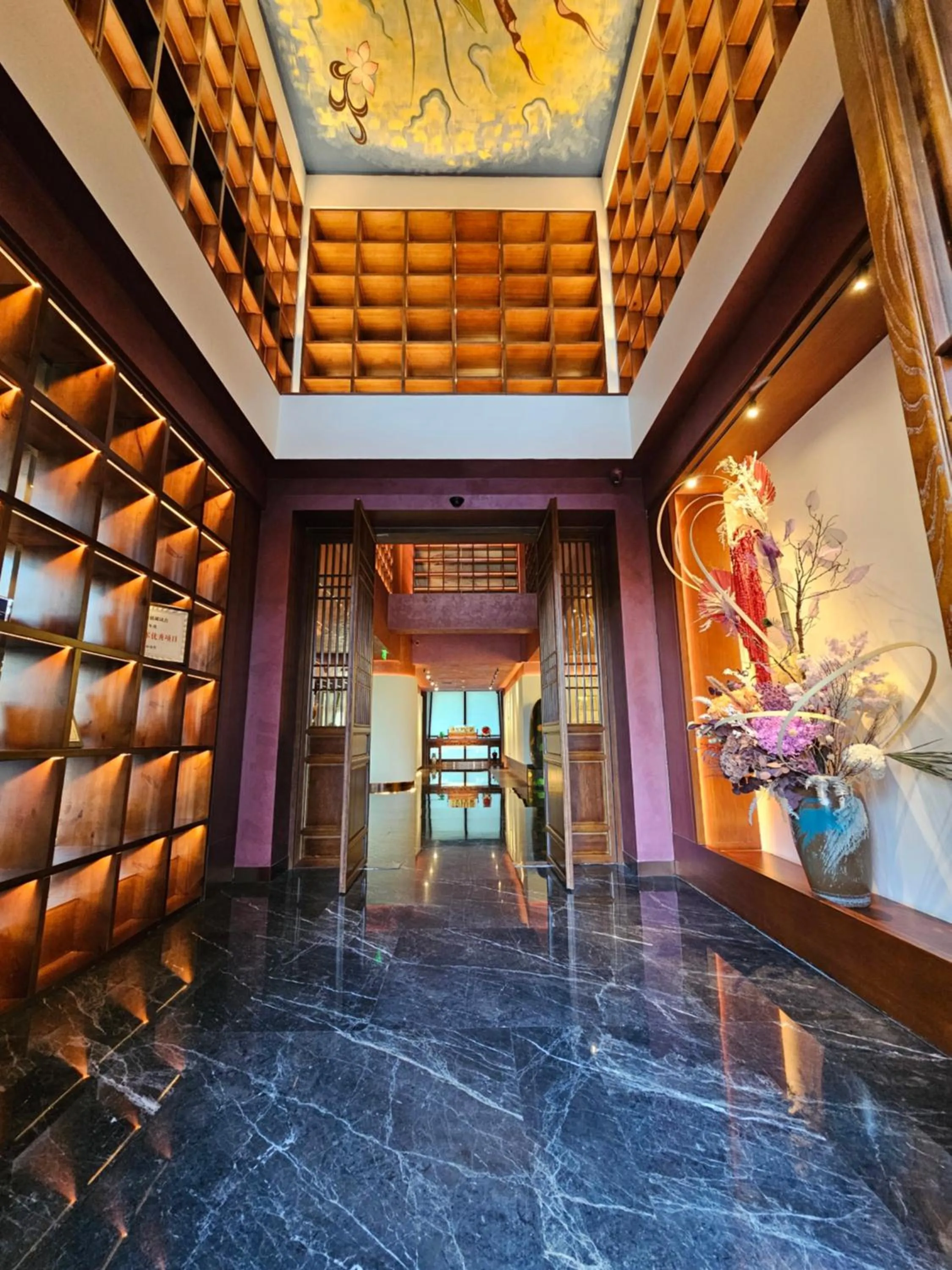 Lobby or reception in The Purple Horse Hotel Beijing