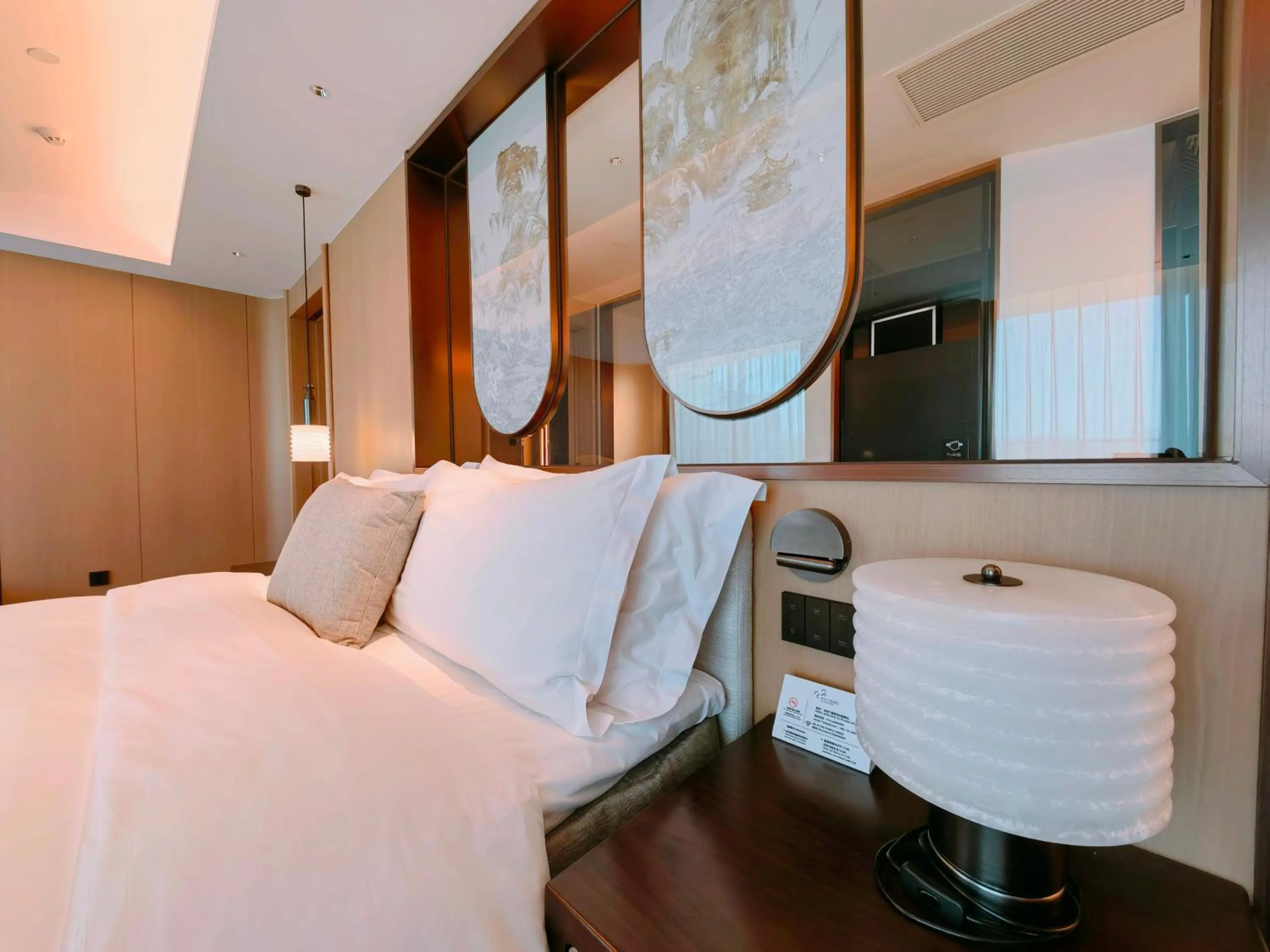 Bed in The Purple Horse Hotel Beijing