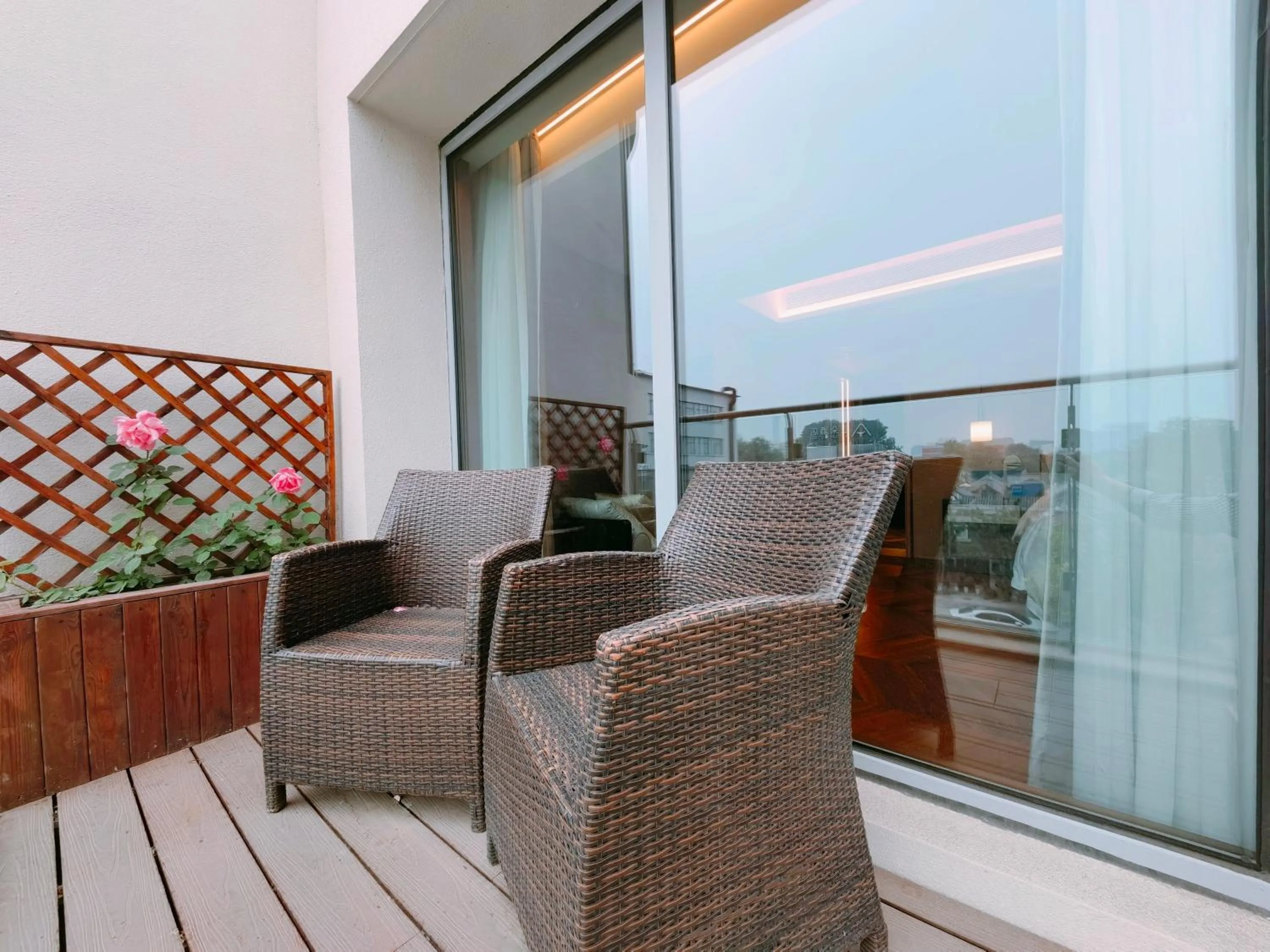 Balcony/Terrace in The Purple Horse Hotel Beijing