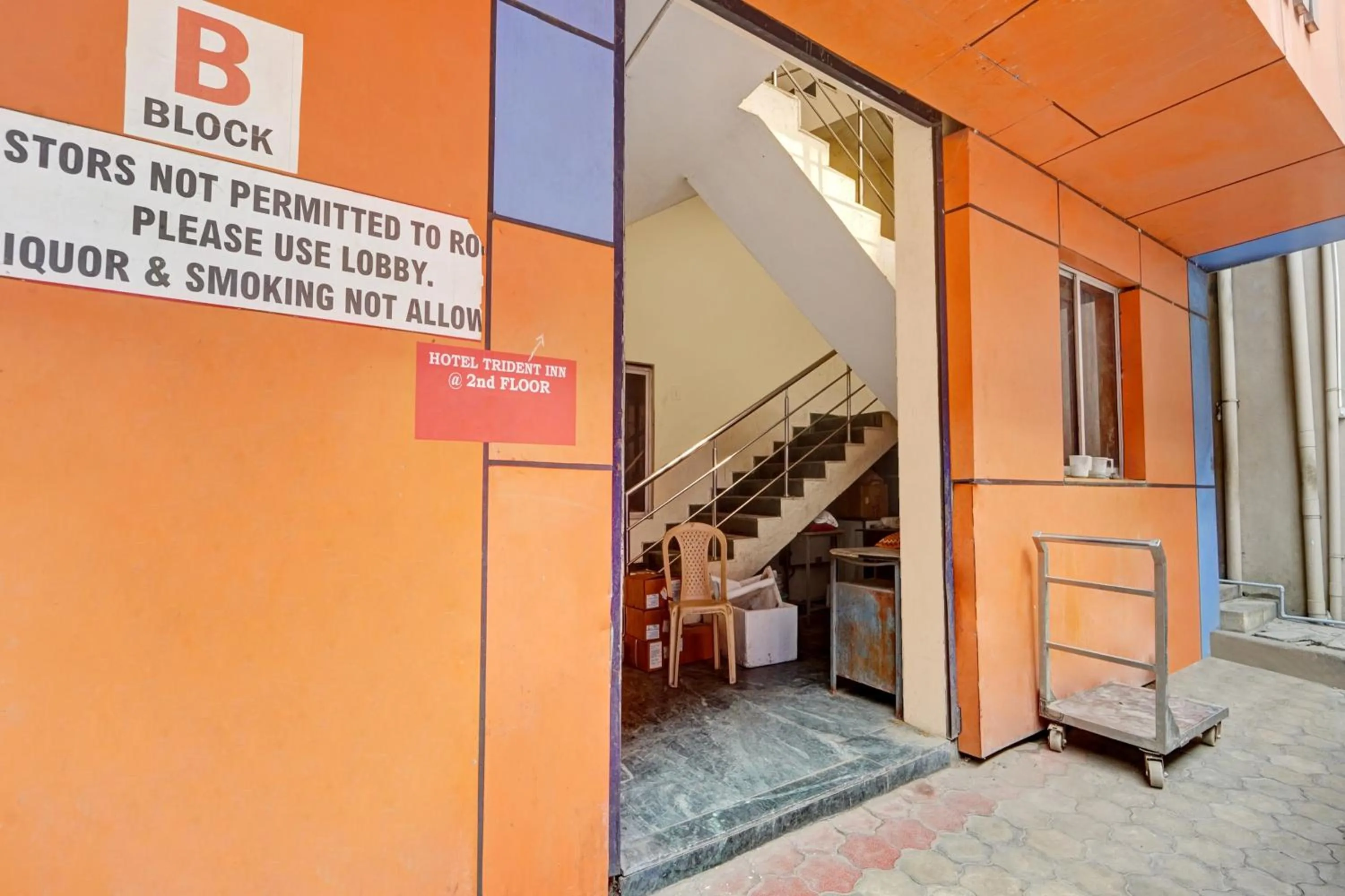 Facade/entrance in Hotel O Trident Inn