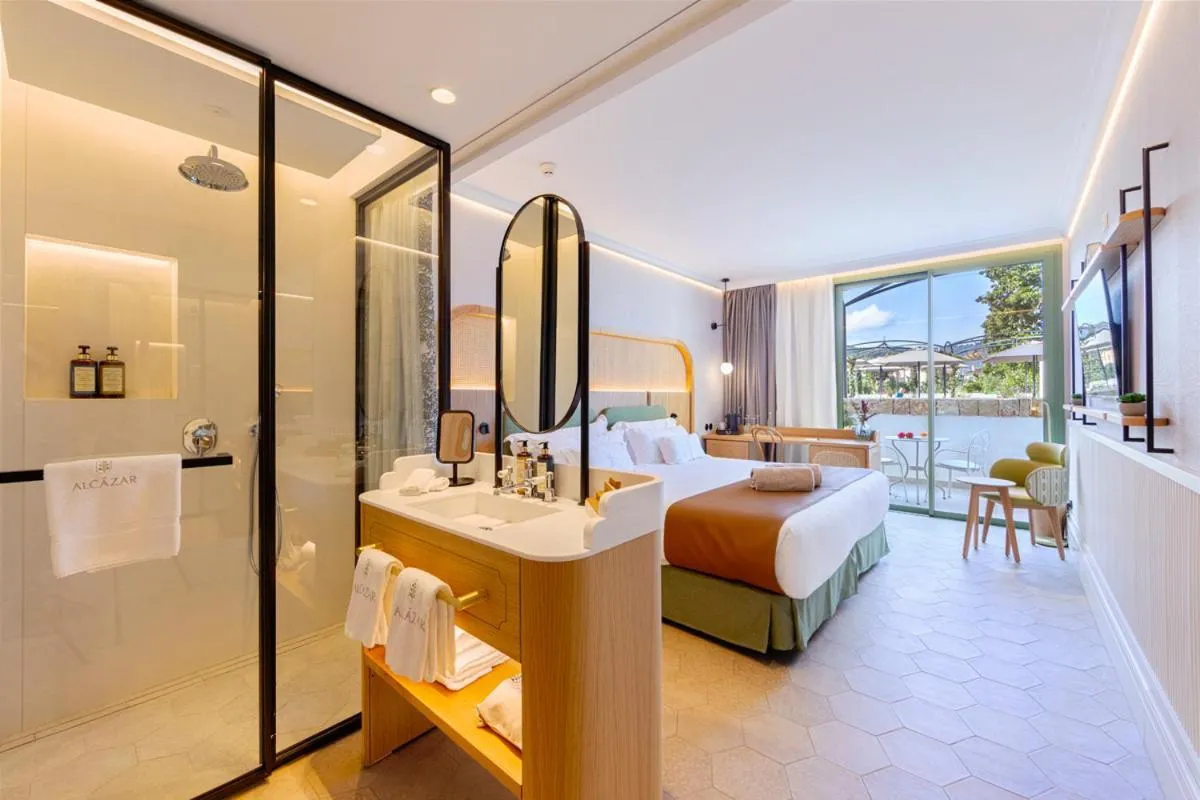 Bed in Alcázar Hotel Sóller